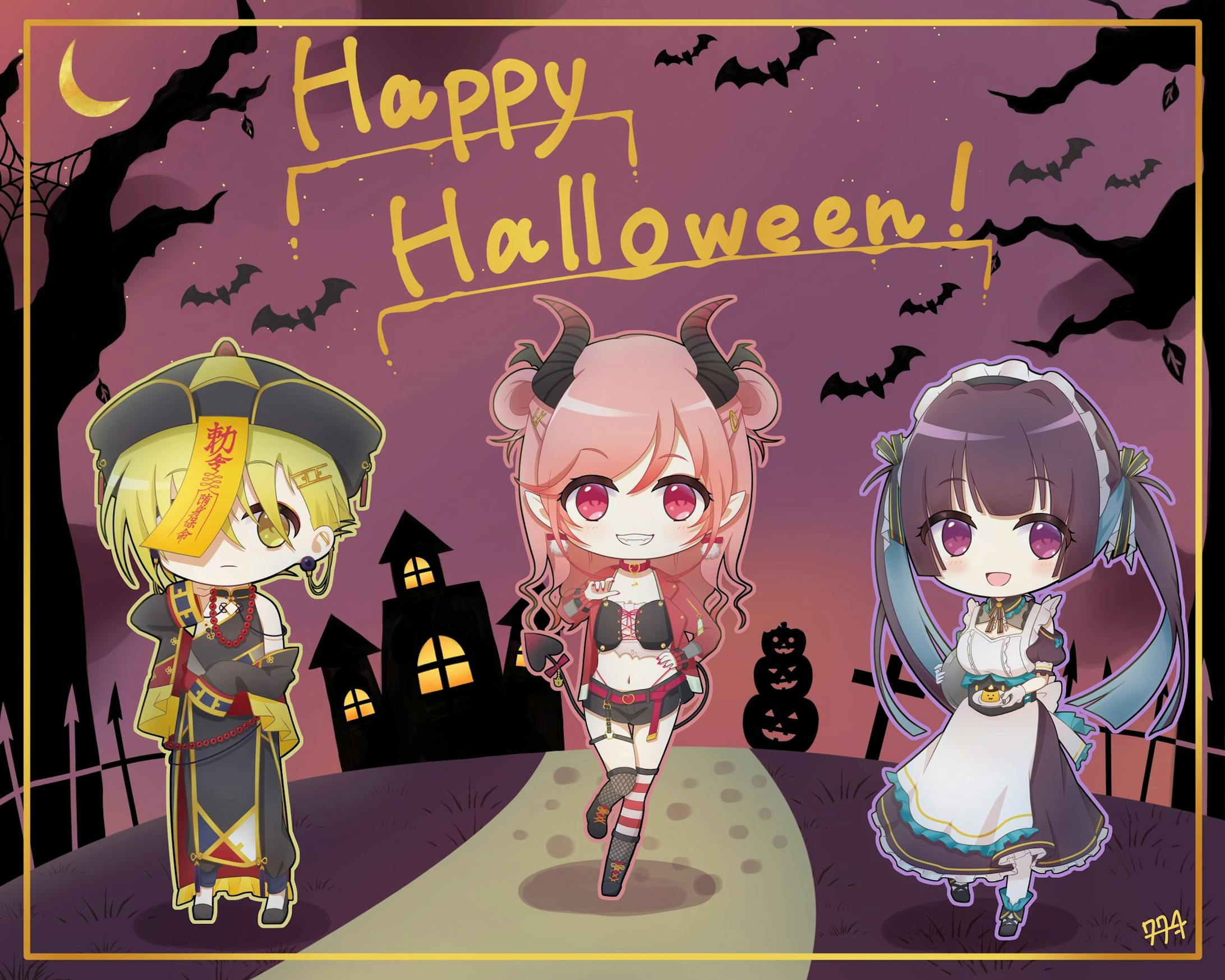 ハロウィンイラスト21 ミニキャラver ハロウィンイラスト21 ミニキャラver