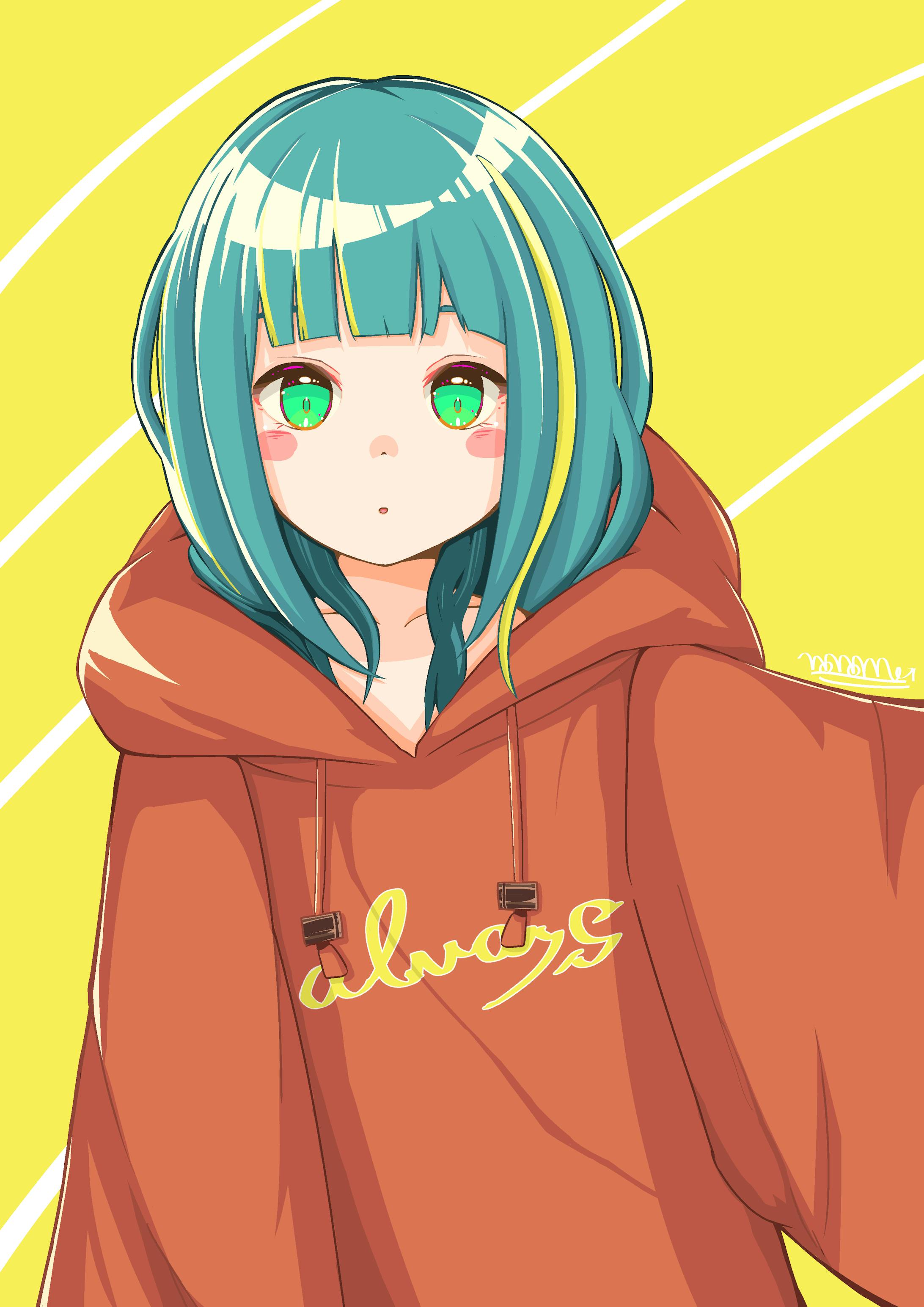 パーカー女子-1