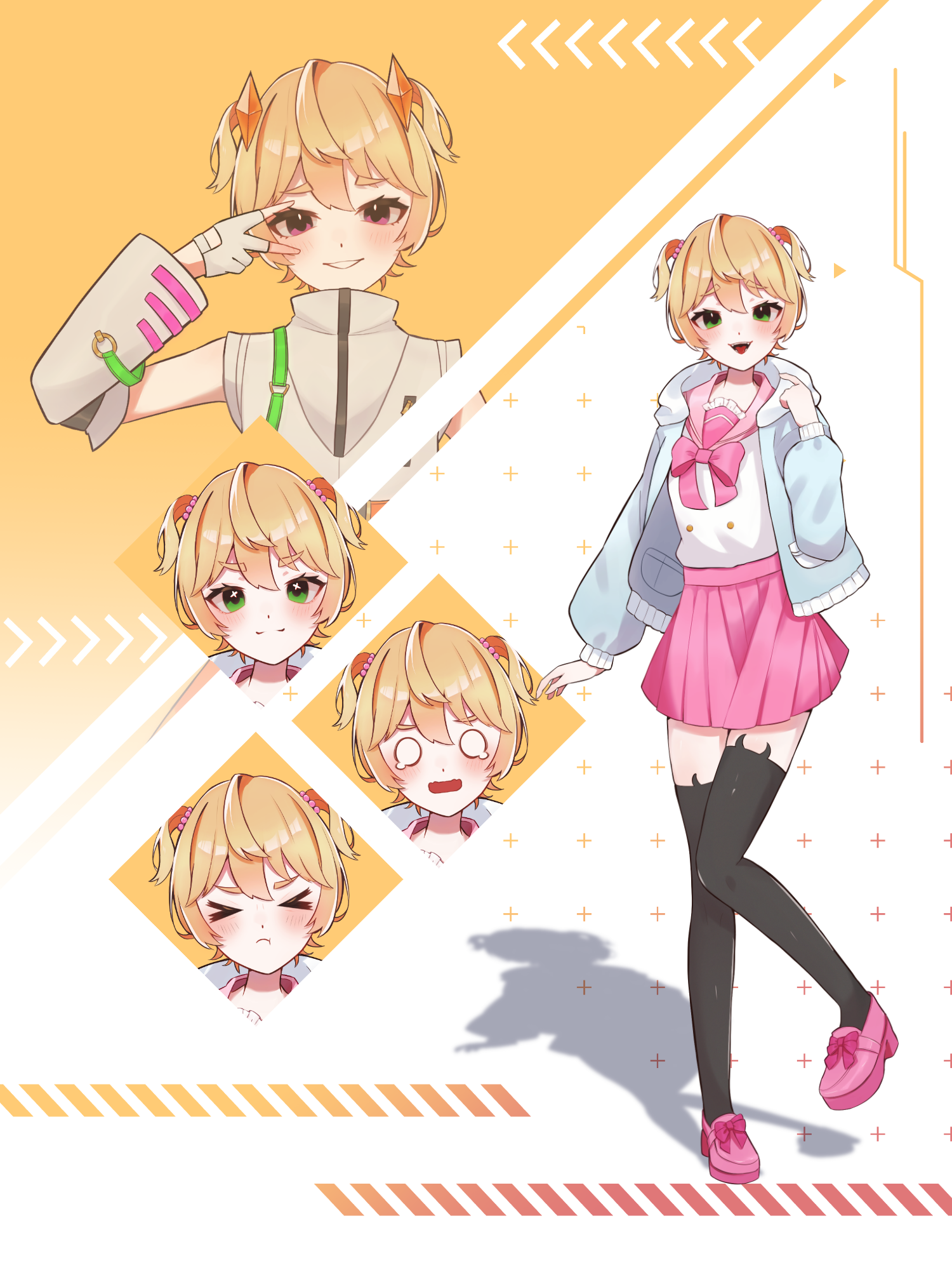 ハンドメイド❣️ぺこりちゃんイラストチャーム プレート薄型ツルツル