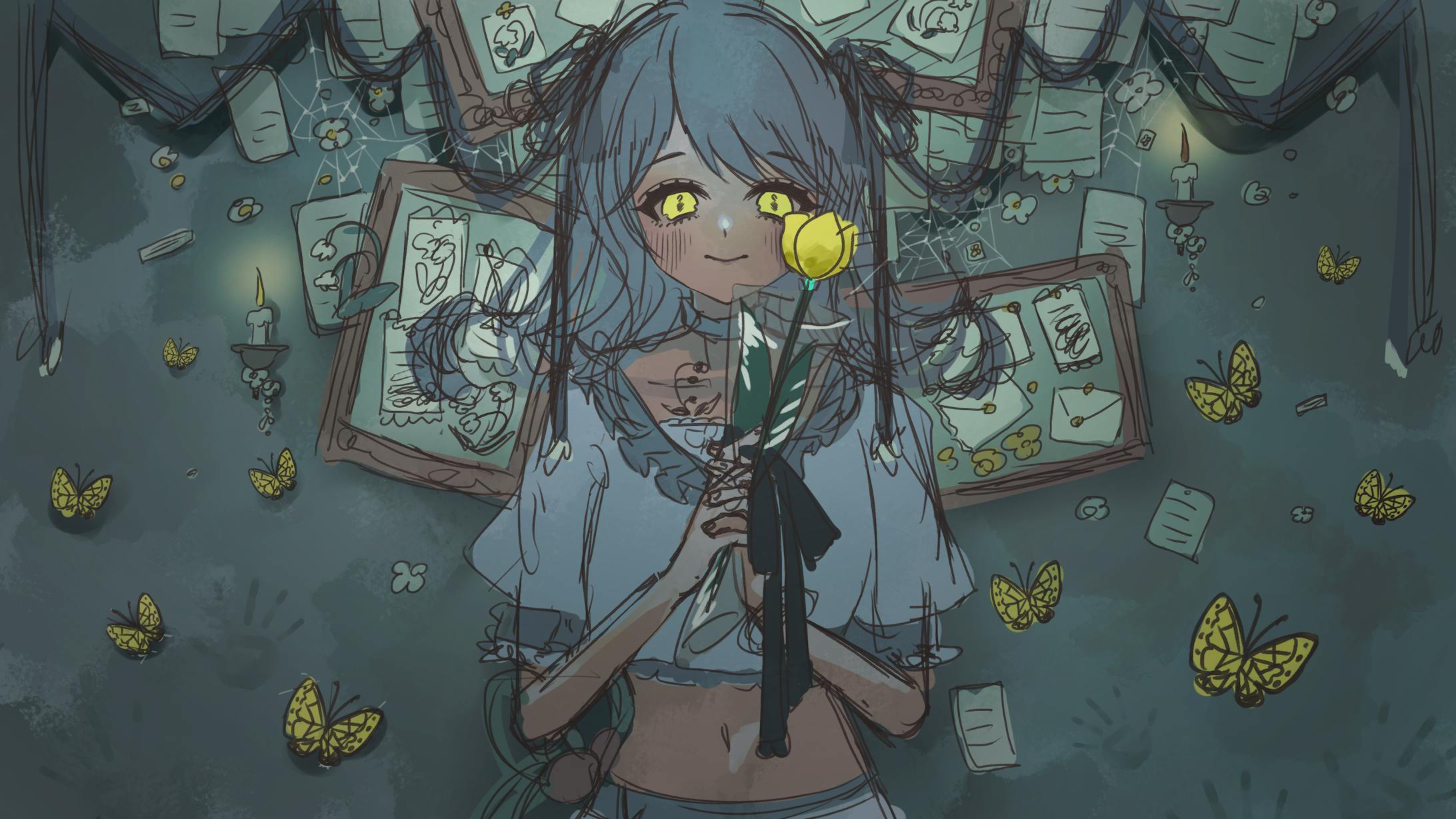 元のMVイラストを再現しています