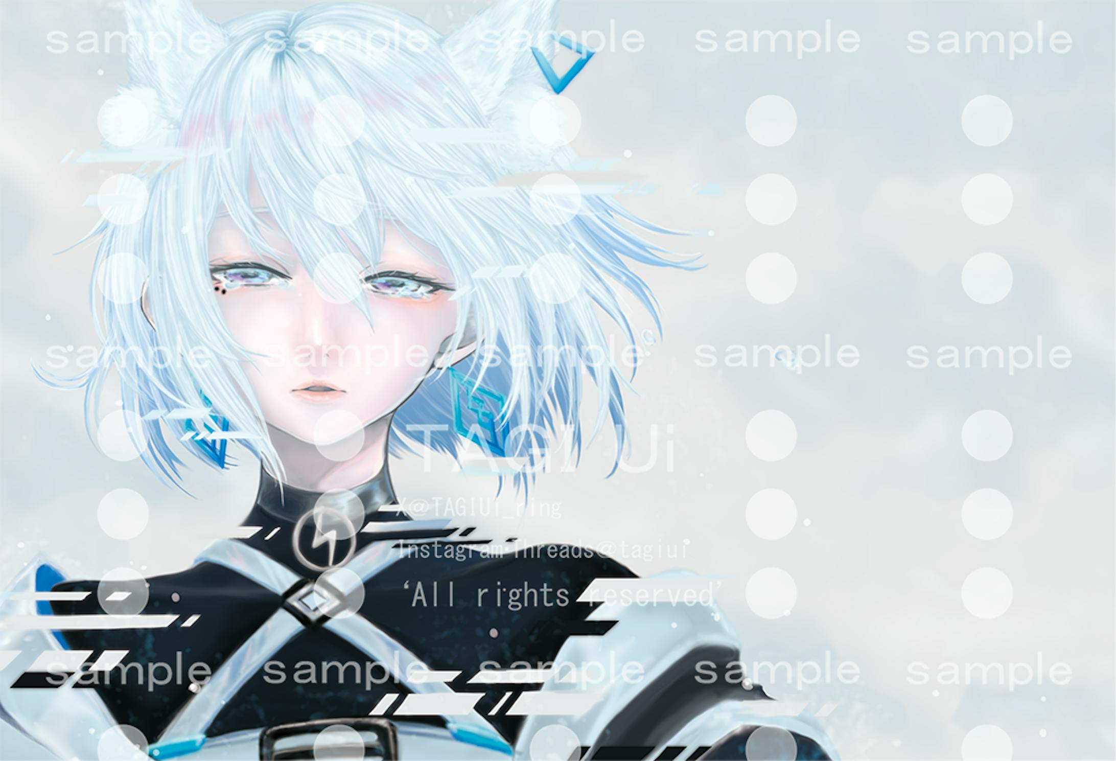 音楽的同位体狐子イラストコンテスト応募作品