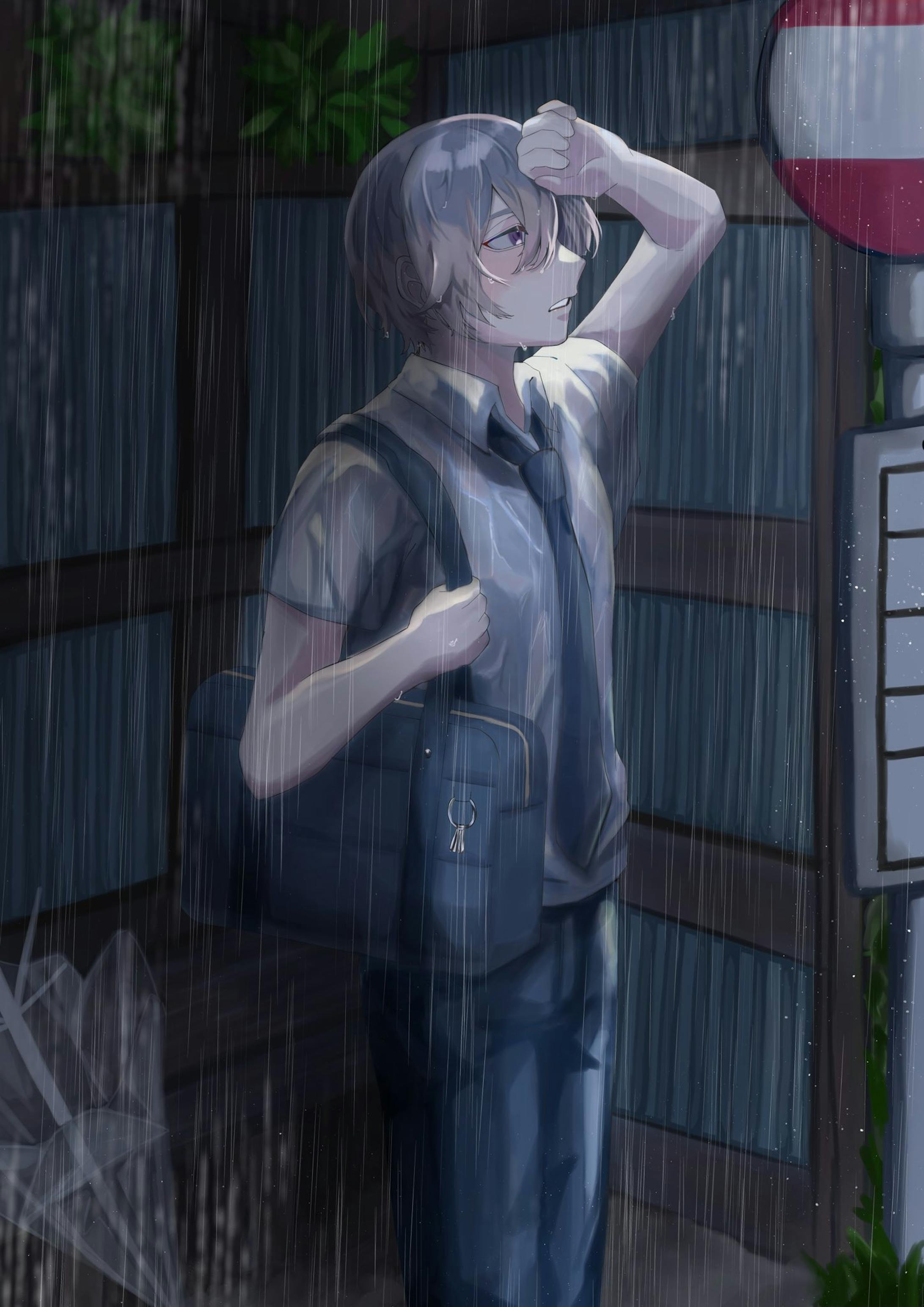 雨宿り