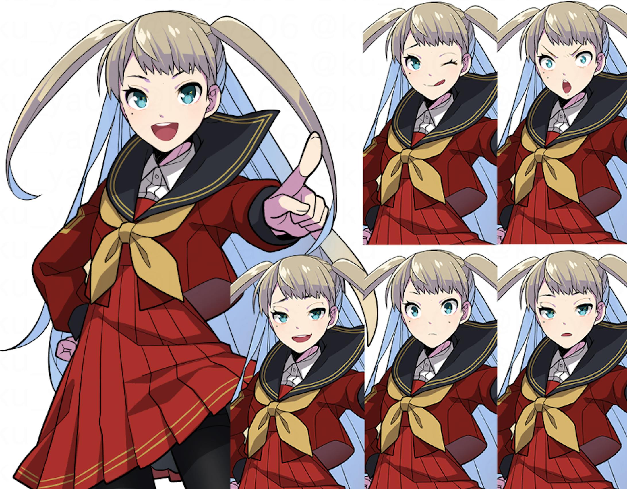 オリジナル Trpg用キャラ立ち絵 表情差分 オリジナル Trpg用キャラ立ち絵 表情差分