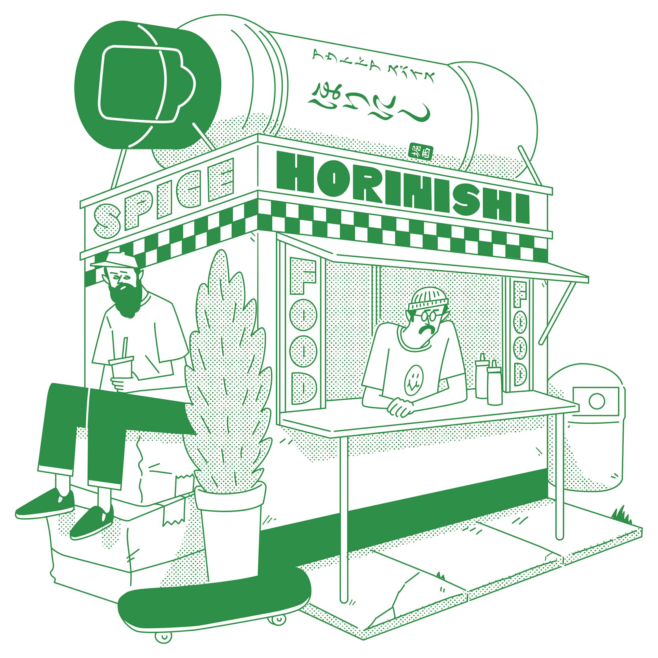 【イラスト】TOKYO OUTDOOR MARKETトートバッグ-1