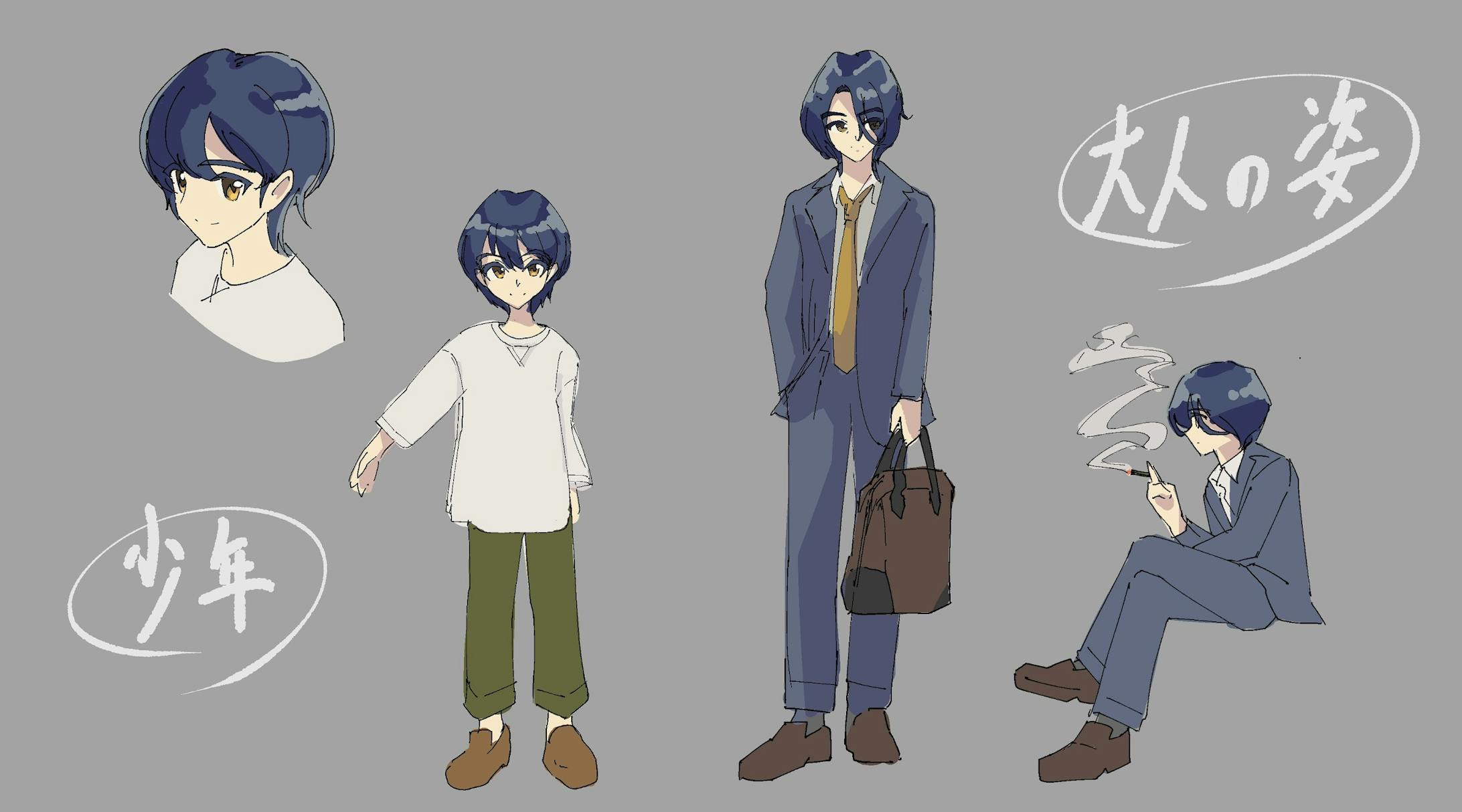 ◯キャラクターデザイン 初期案 ◯キャラクターデザイン 初期案