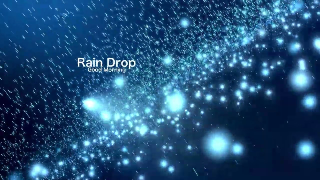 幻想的な雨のようなパーティクル(0:11)