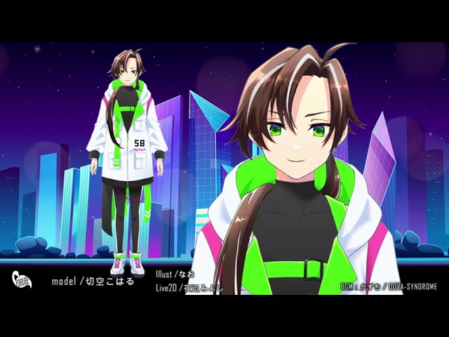 live2dモデリング、oc