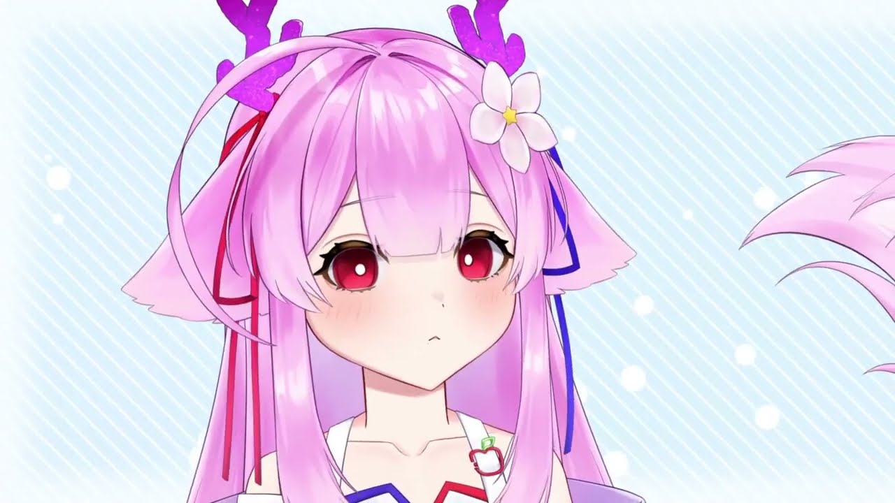 【Live2D】龍の女の子　制作サンプル
