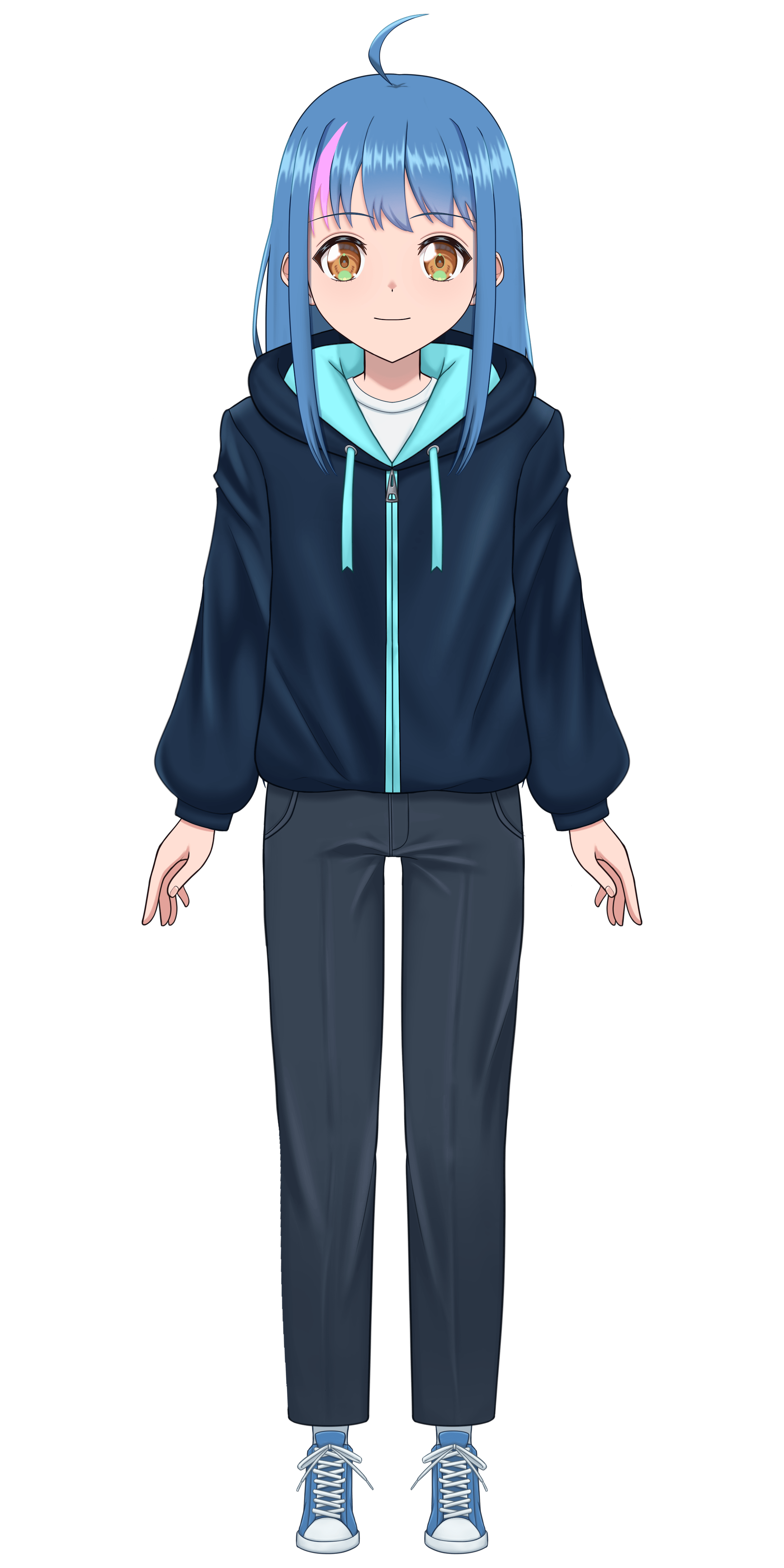なぎVtuber 全身モデルイラスト-1