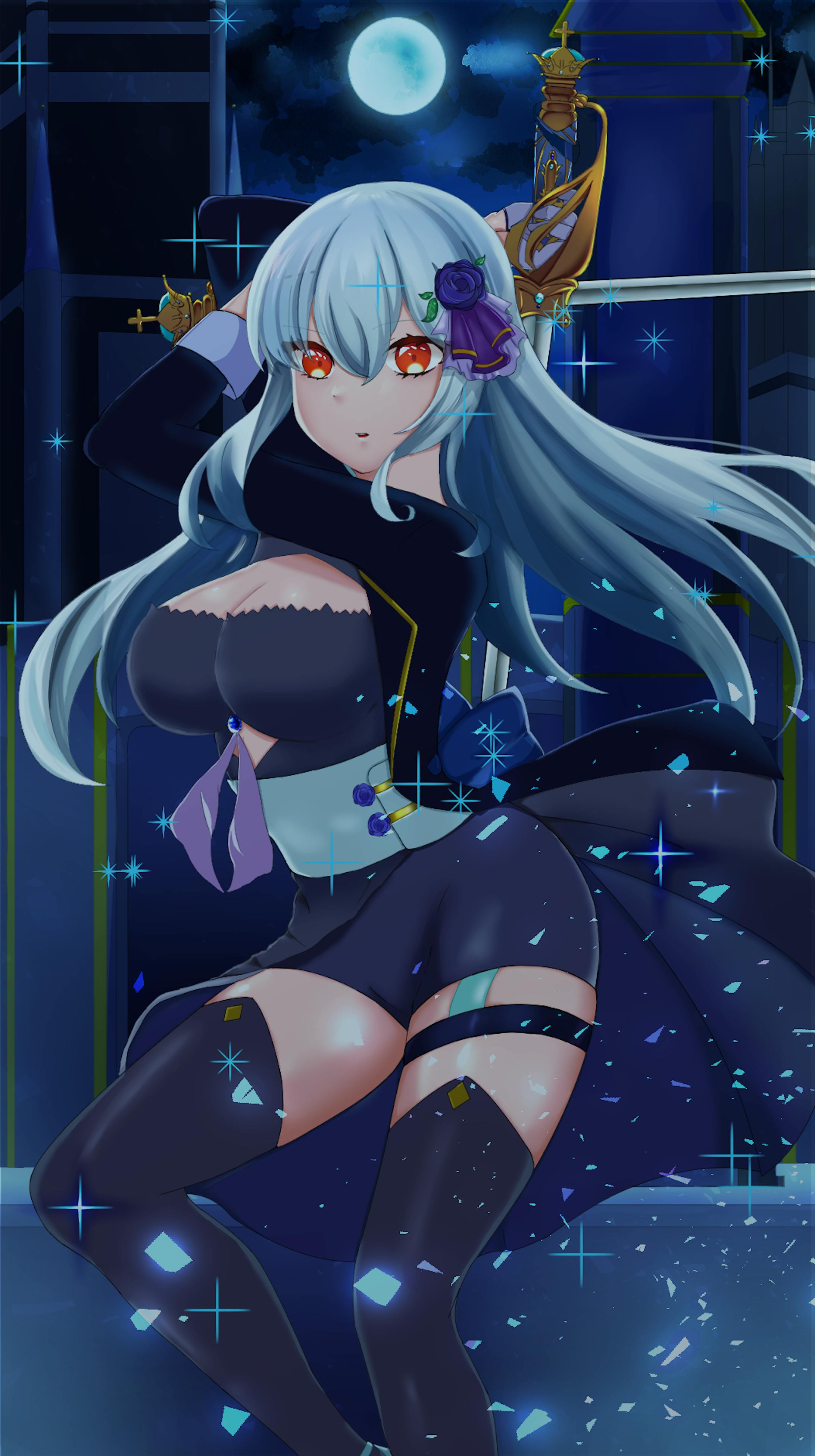 進級制作 氷の双剣士-1