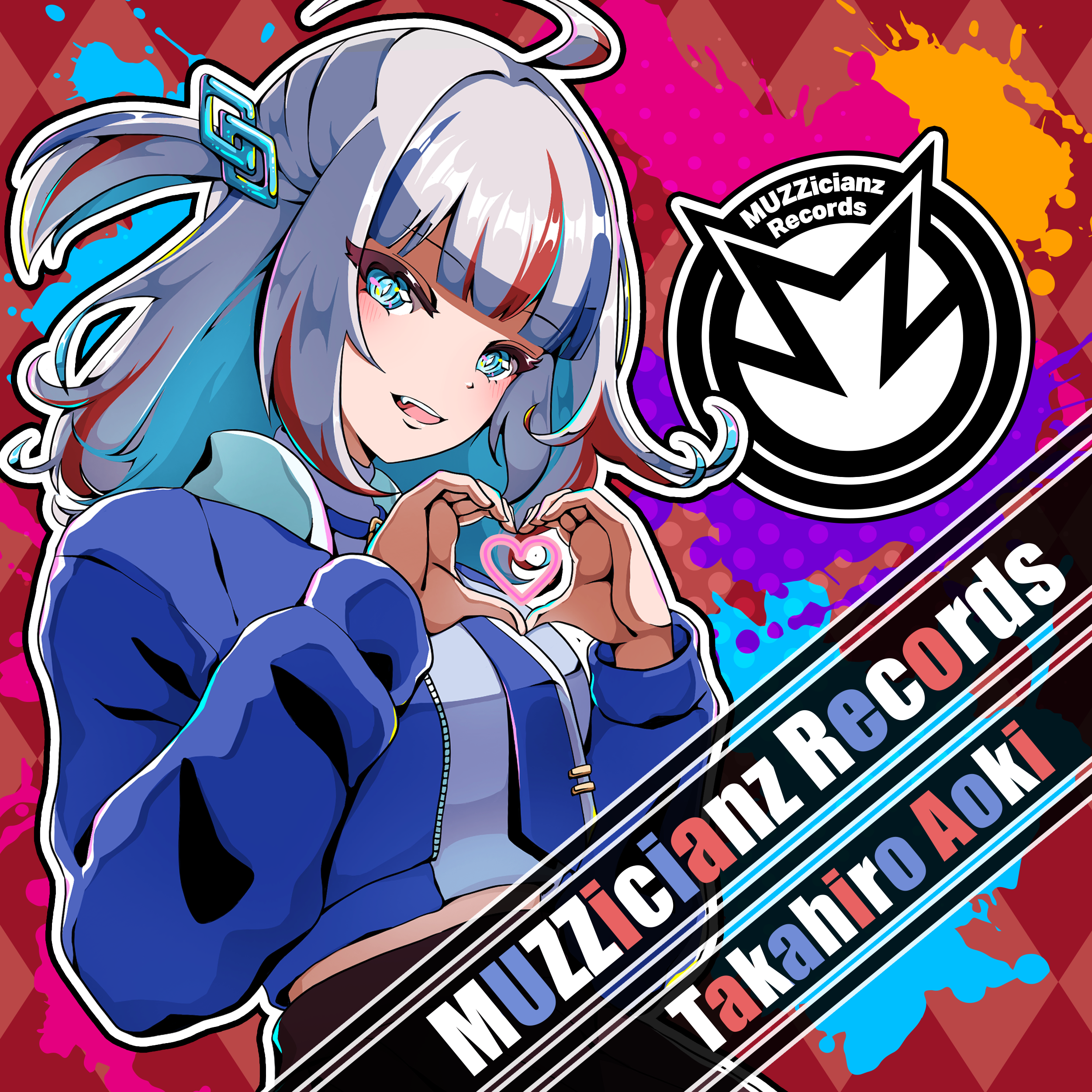 【AIイラスト→リメイク】MUZZicianzRecords CDジャケットイラスト-1