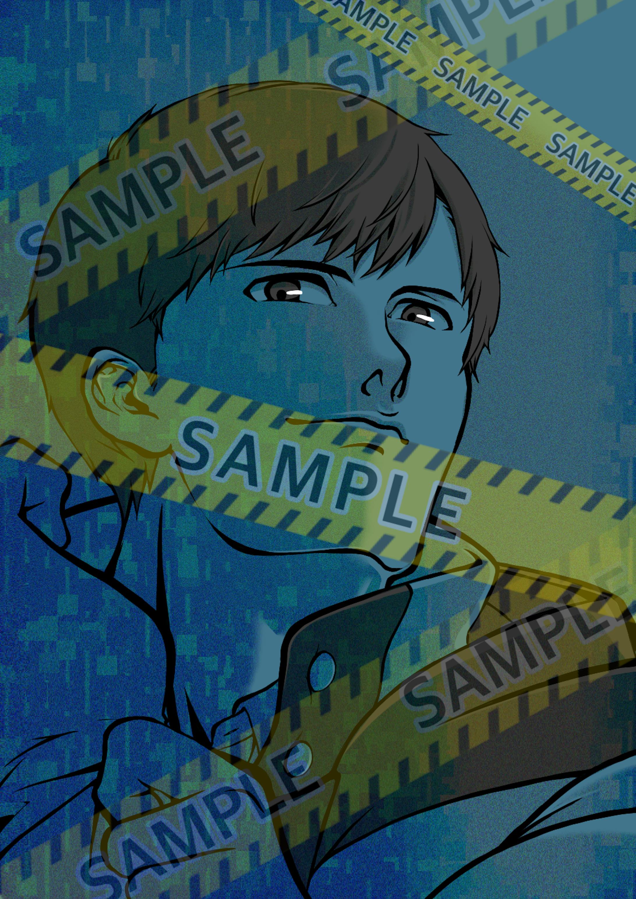 一次創作小説のキャラクター（青）-1