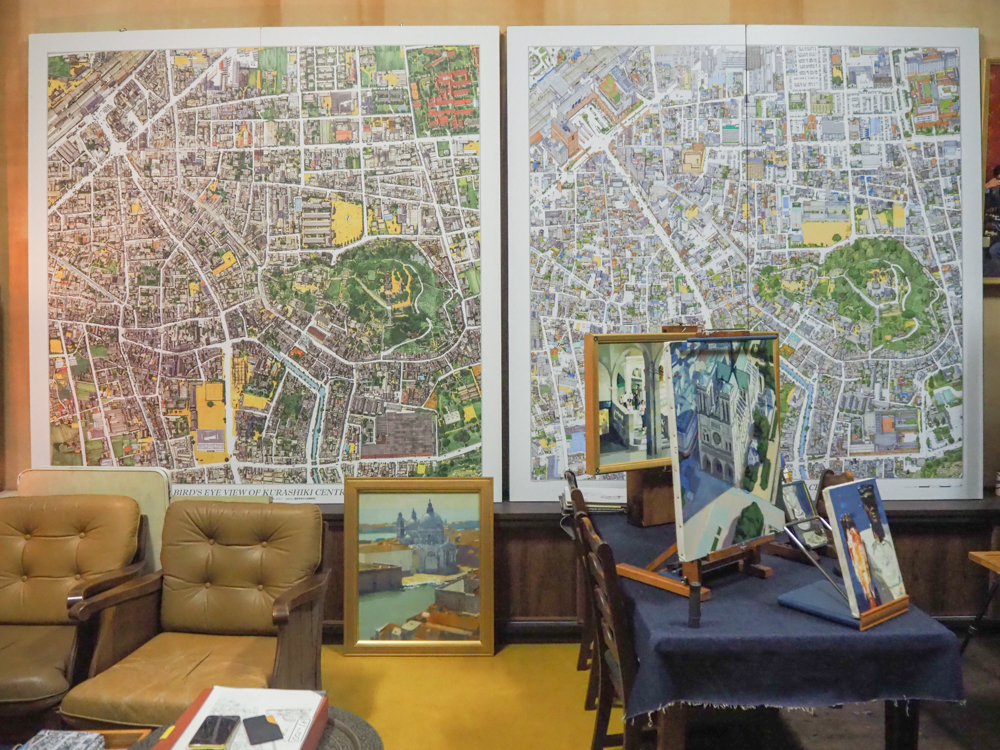 鳥瞰図絵師 岡本直樹さんインタビュー ～ 変わりゆく町並みを当時の生活とともに残したい - 倉敷とことこ