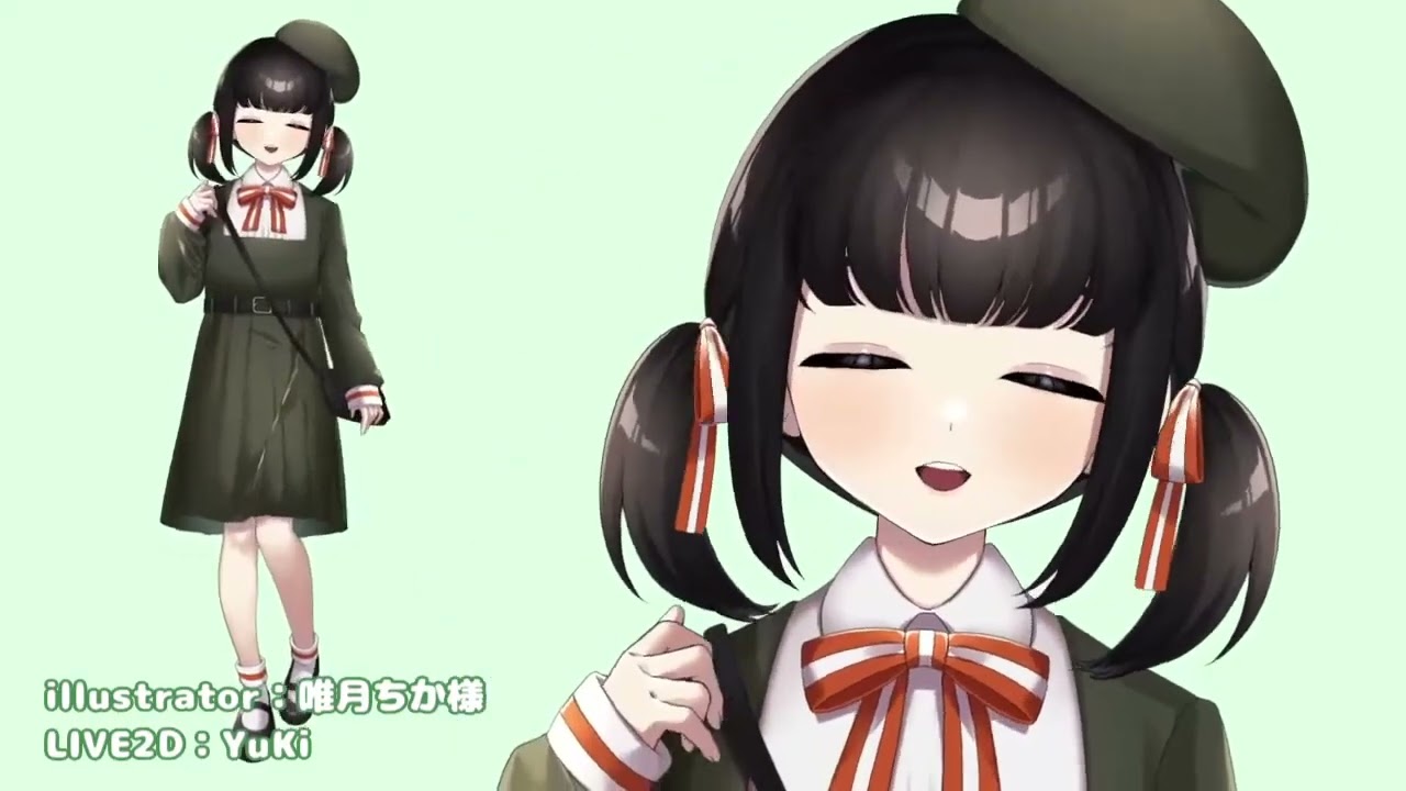【Vtuberモデル 正統派美少女】LIVE2D担当