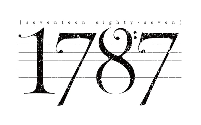 マンガ「1787」 ロゴデザイン