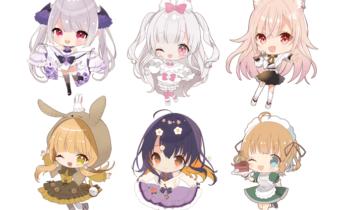 お菓子 女の子 ヘッダーイラスト お菓子 女の子 ヘッダーイラスト
