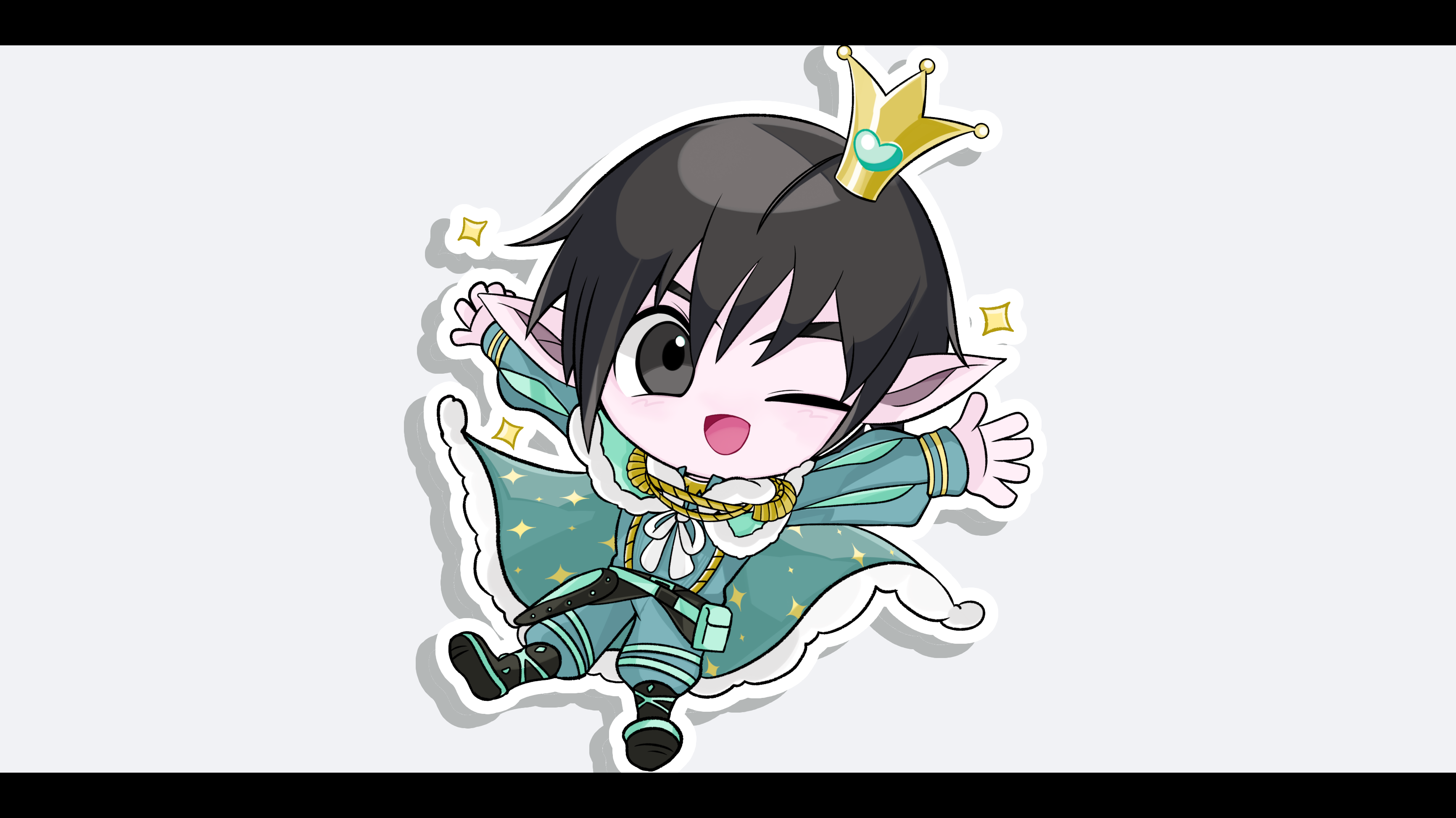 【WORK】SNSアイコン用SDイラスト-1