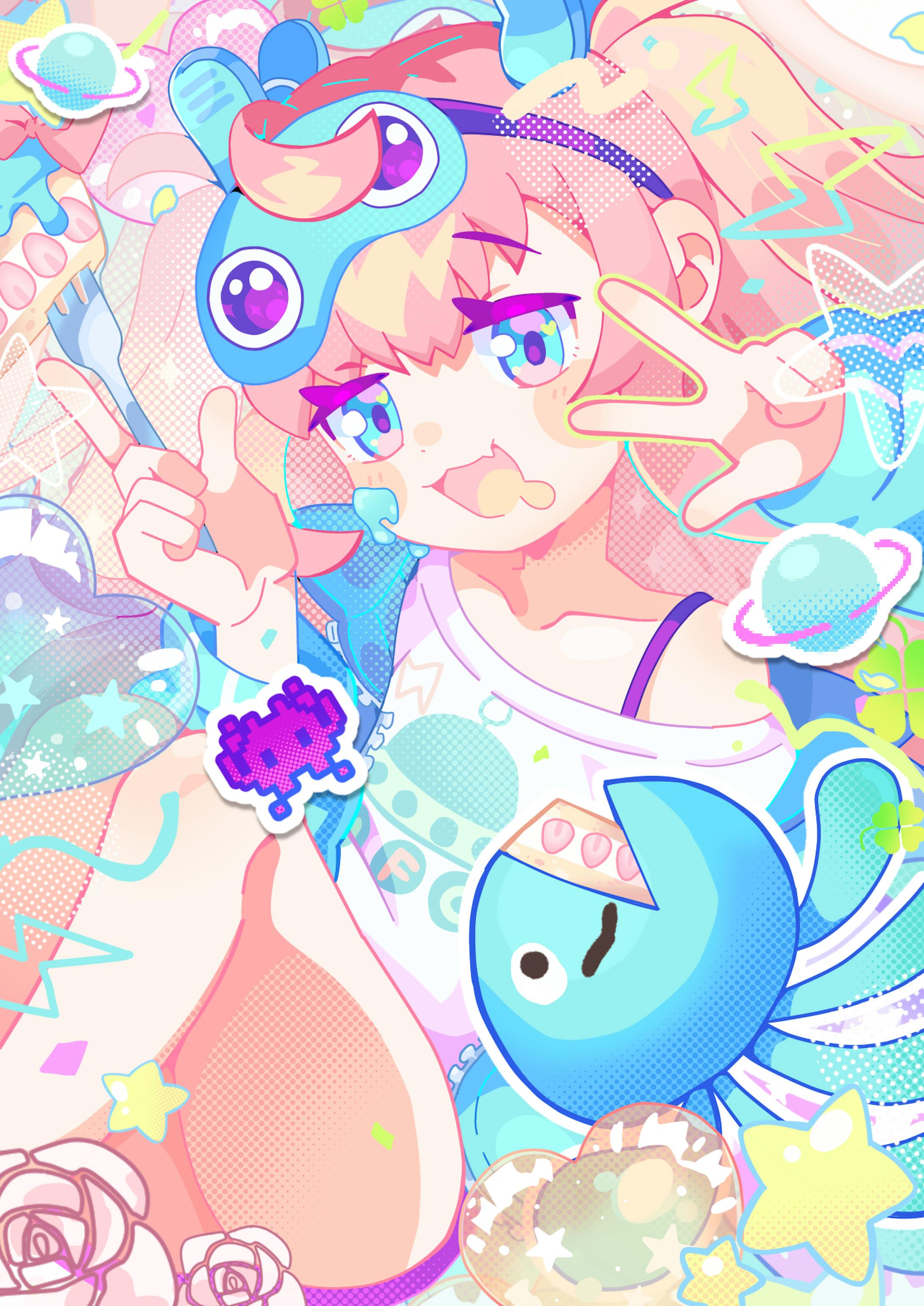 亜仁麻りあん様誕生日記念グッズイラスト-1