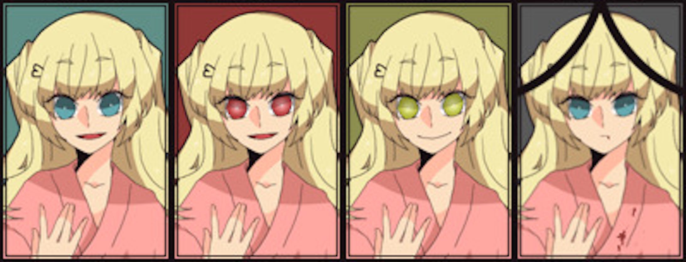 12/童心 マユミ…創作『山羊の扉』より 茅野真由美。亜由美の双子の妹で、橘の同級生です。16歳で亡くなっています。 12/童心 マユミ…創作『山羊の扉』より 茅野真由美。亜由美の双子の妹で、橘の同級生です。16歳で亡くなっています。