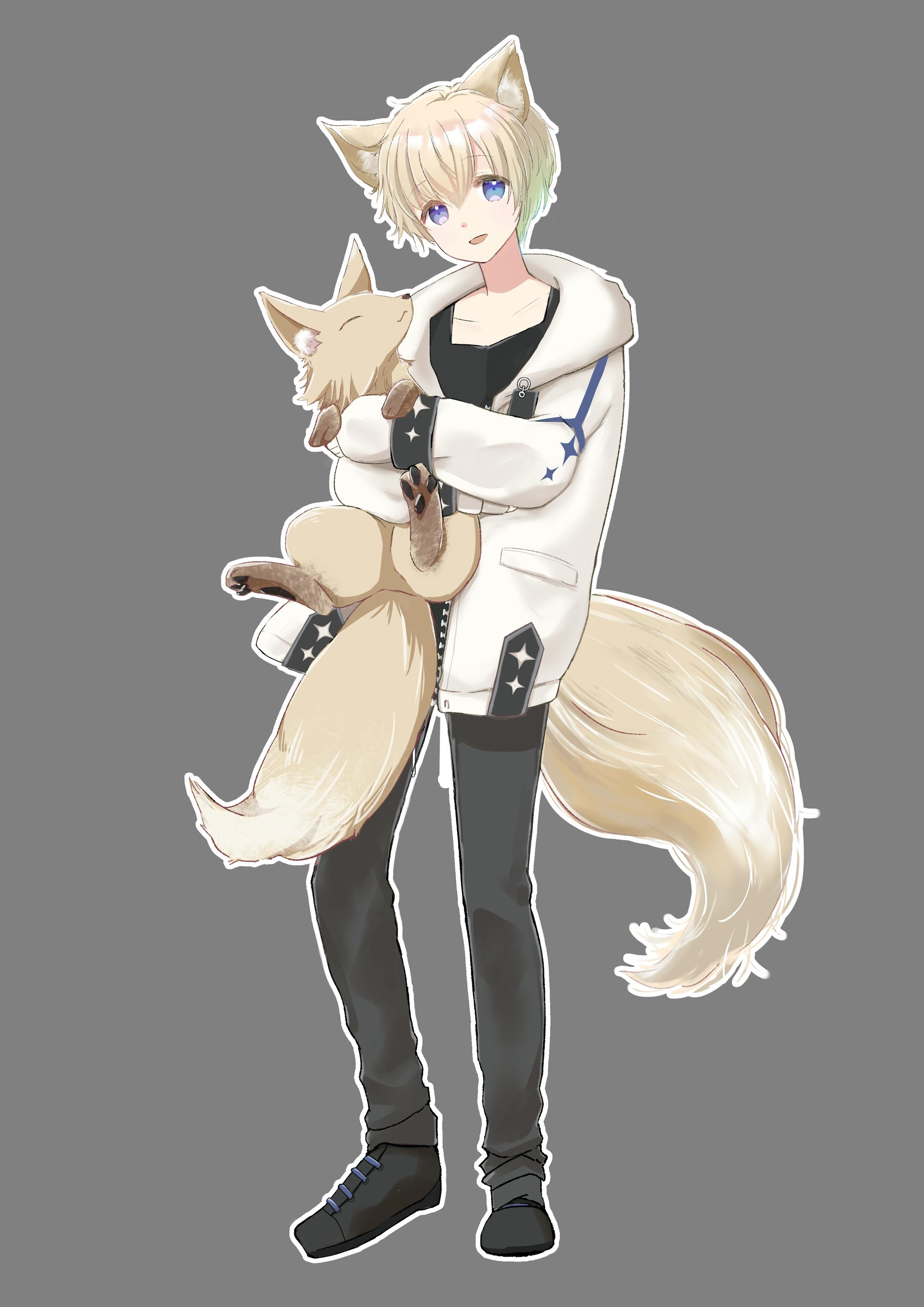 skebご依頼／透過済み全身イラスト（御先しお様）-1