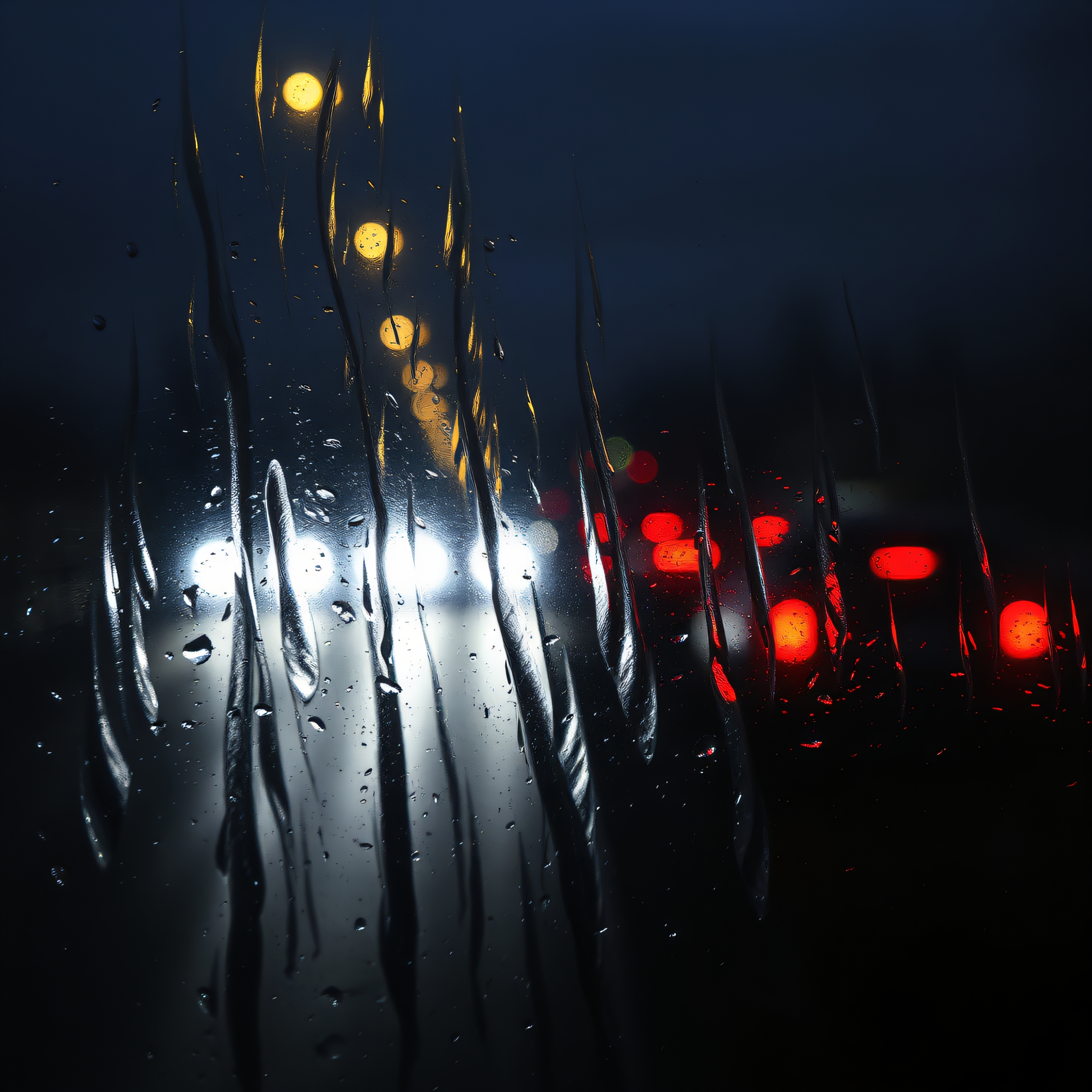 水滴のついたガラス