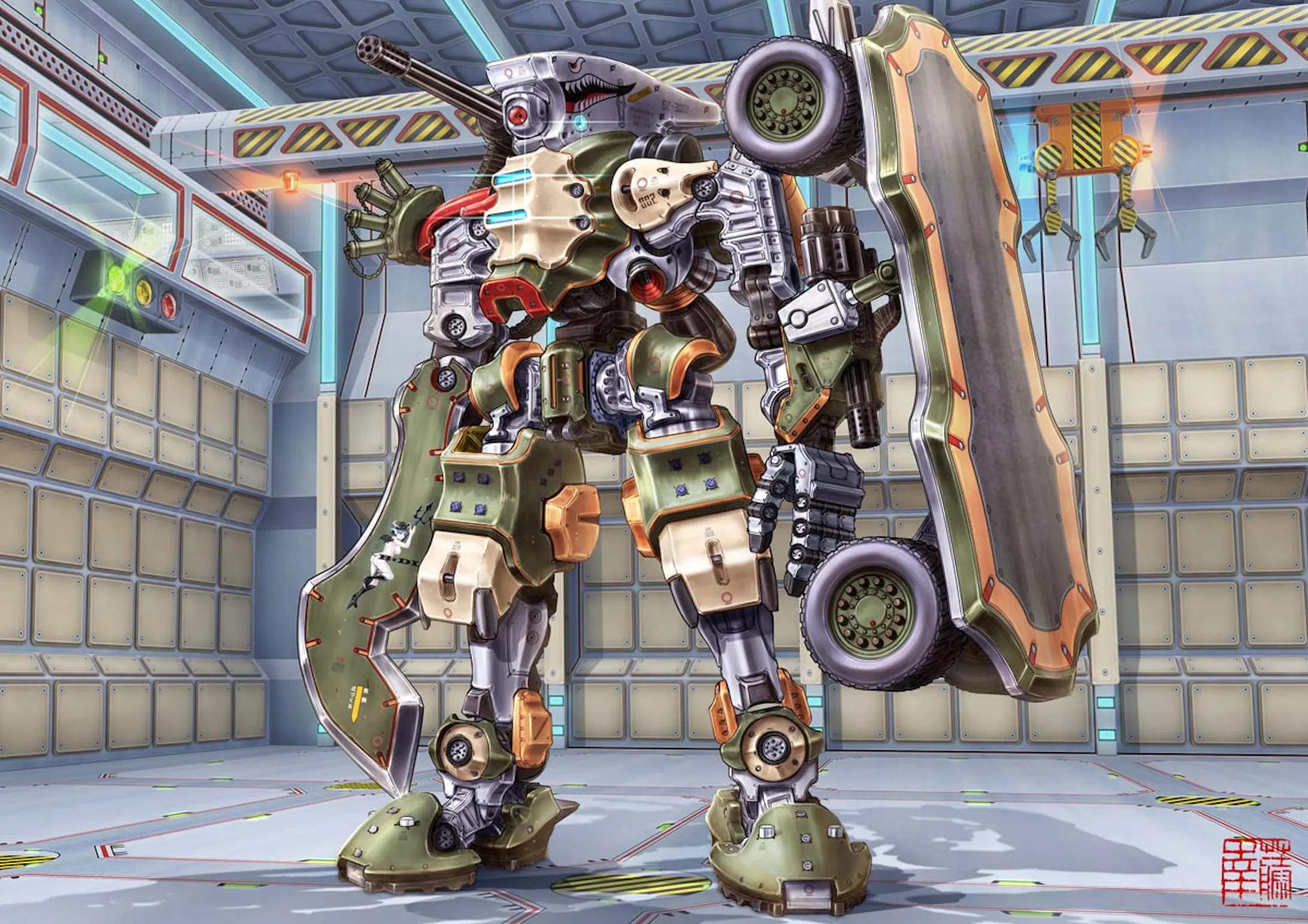 メカイラストサンプル メカイラストサンプル