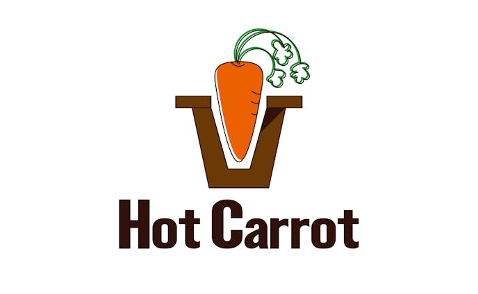 Hot Carrotロゴ/メニューデザイン