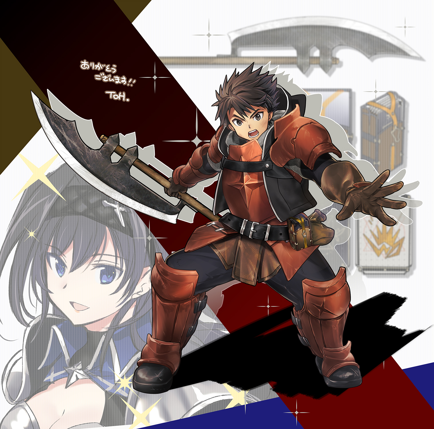 Skebリクエスト「ファンタジー創作ノベル用キャラクターデザイン」-1