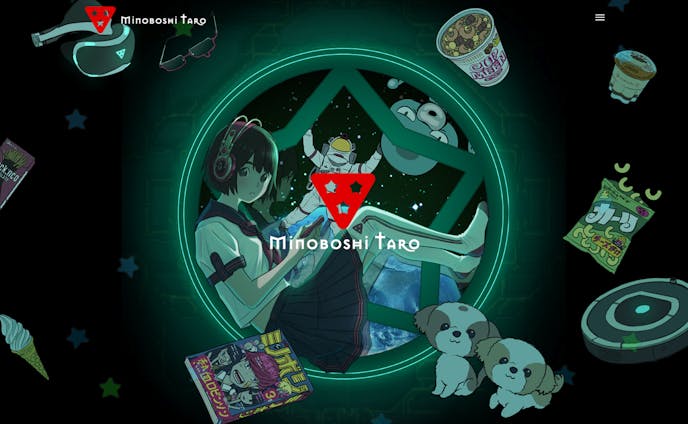Minoboshi Taro's official website