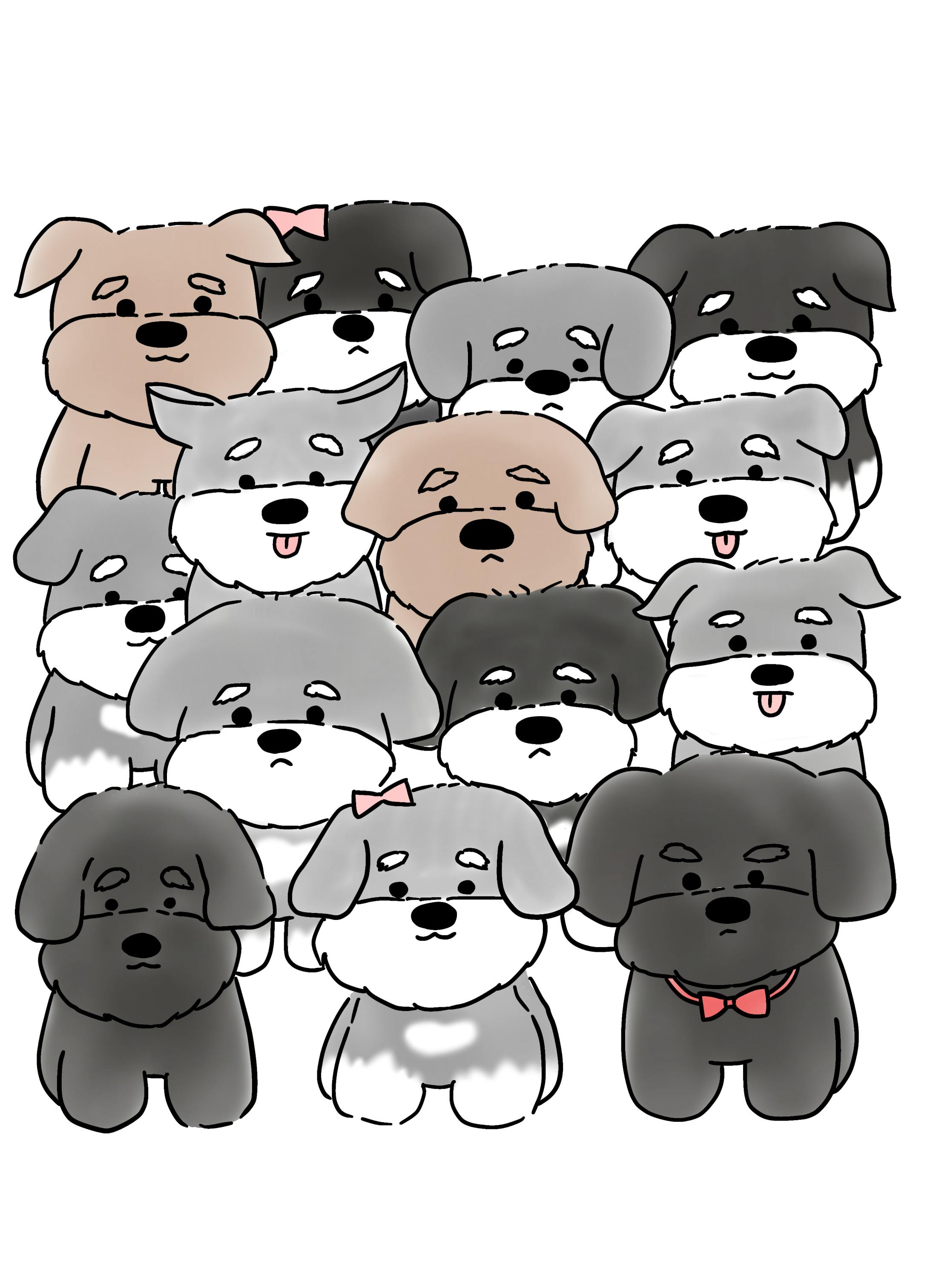 実績 動物のデフォルメイラスト作成 実績 動物のデフォルメイラスト作成