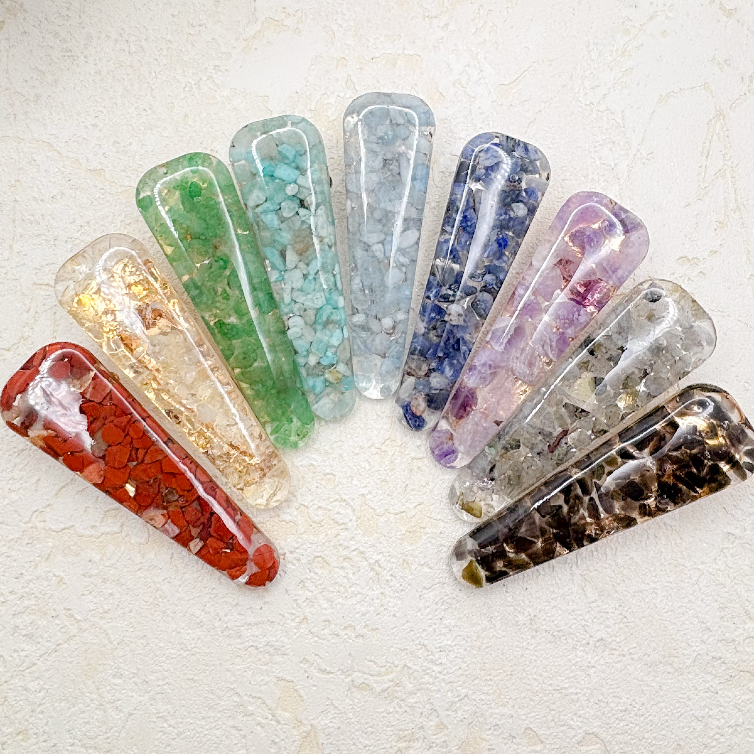 【original】天然石ヘアクリップ-1