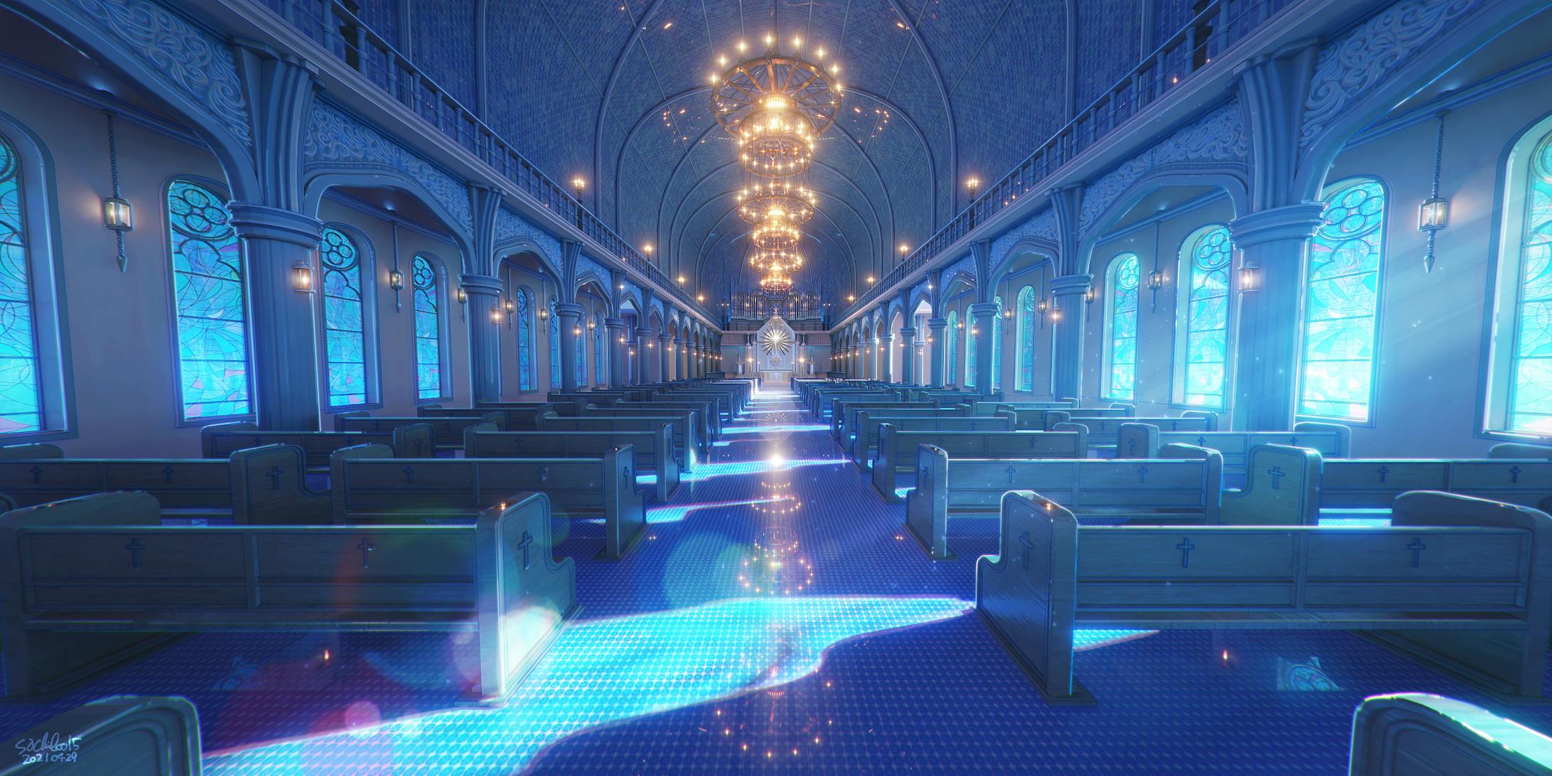 ⁺ Blue church ⁺-1