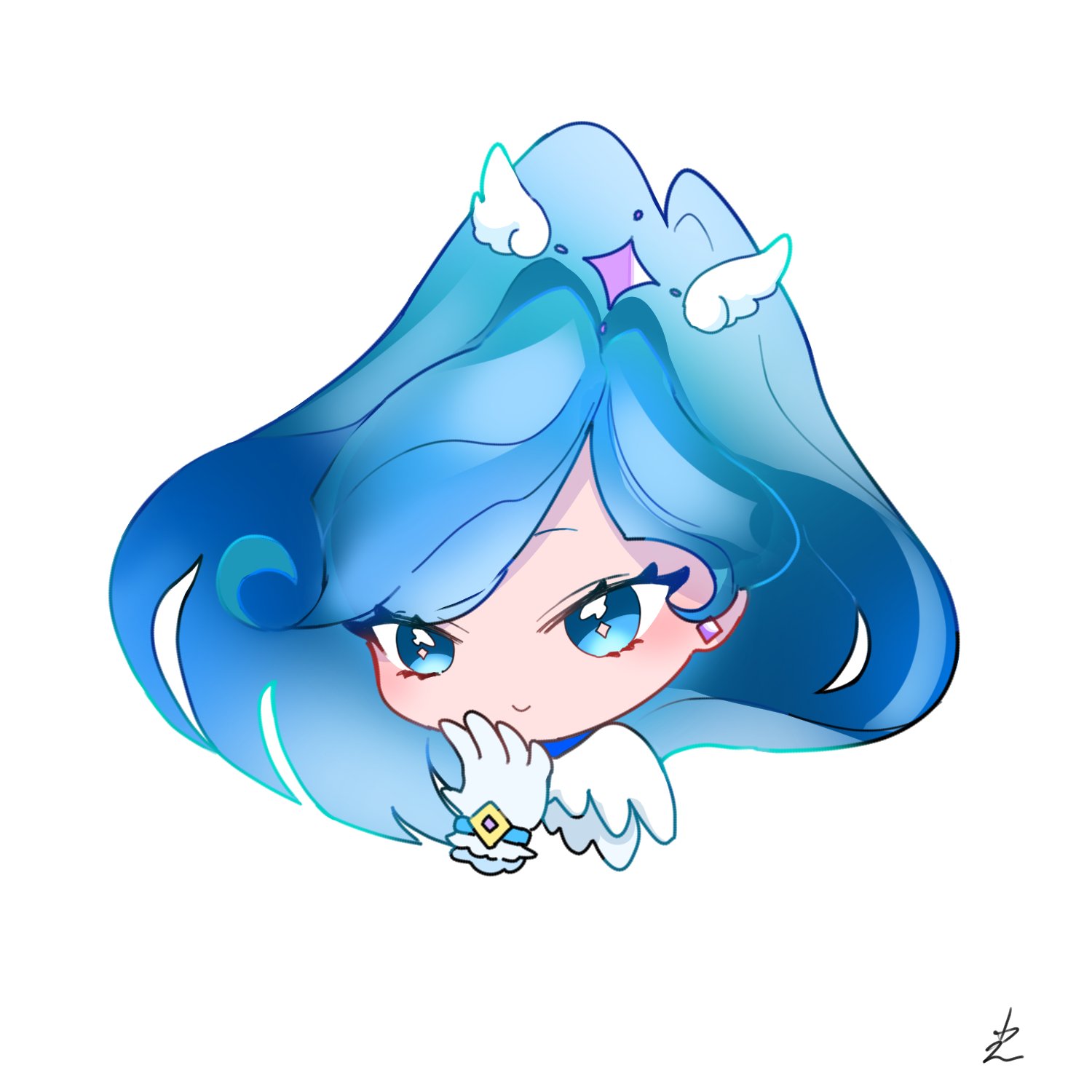 過去絵／デフォルメ(OC - ぷりきゅあ風)-1