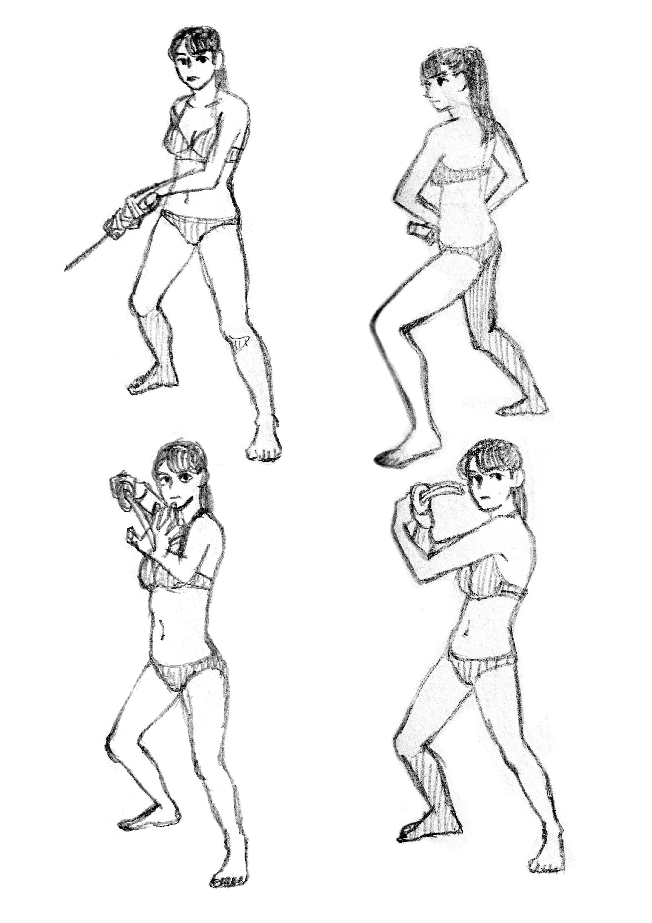 ポーズ集模写 ポーズ集模写