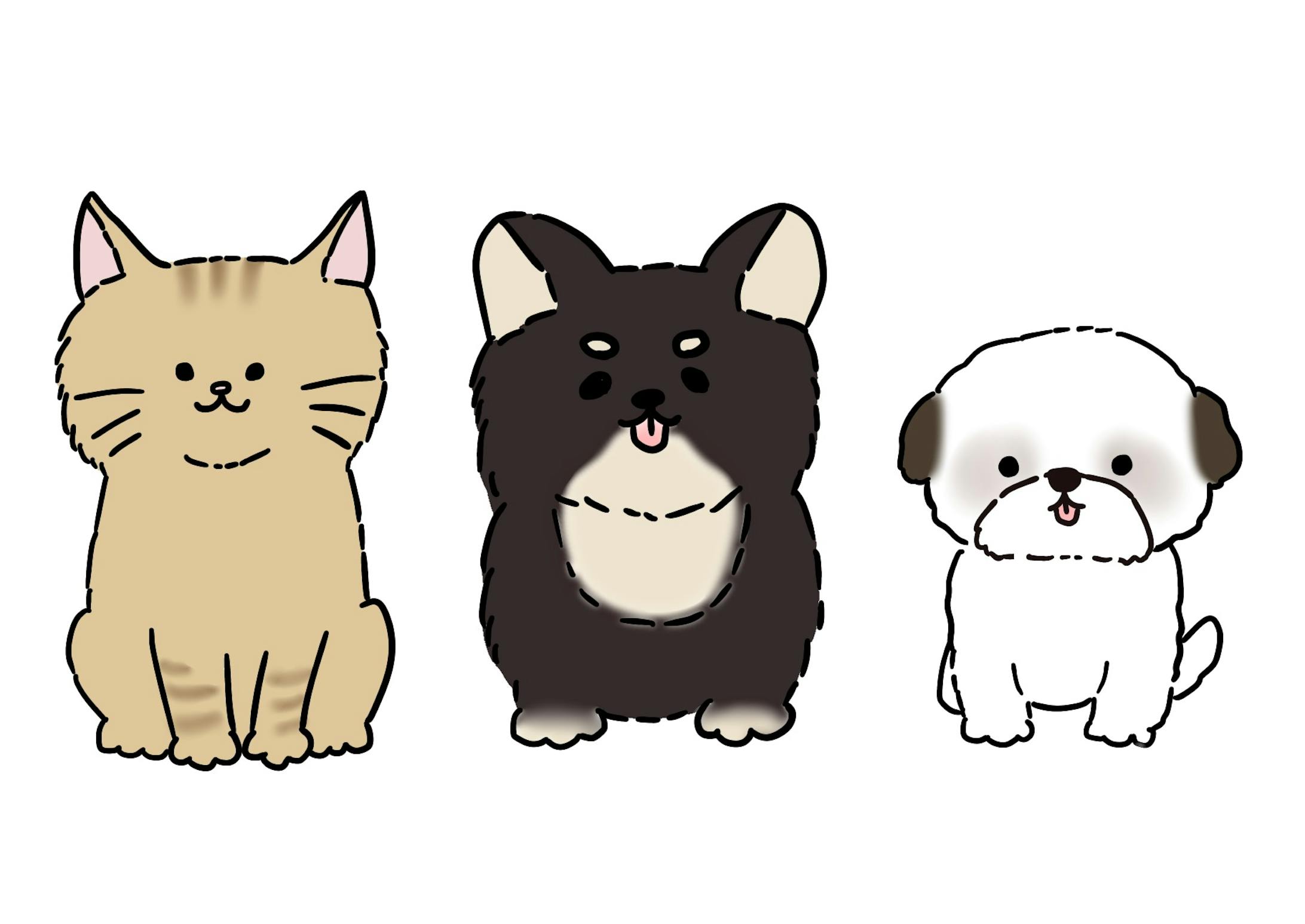実績 動物のデフォルメイラスト作成 実績 動物のデフォルメイラスト作成
