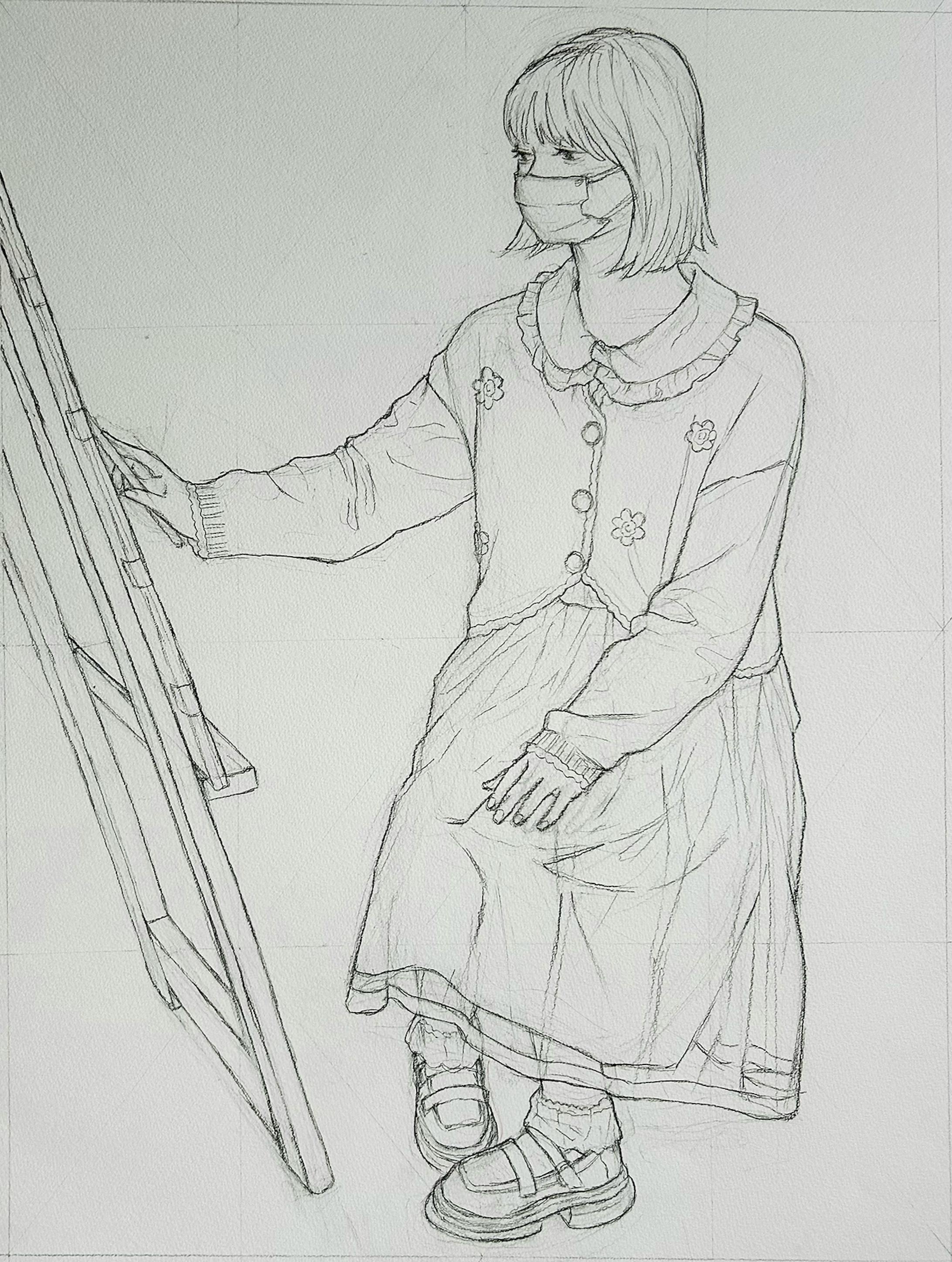 デッサン「人物」×2-1