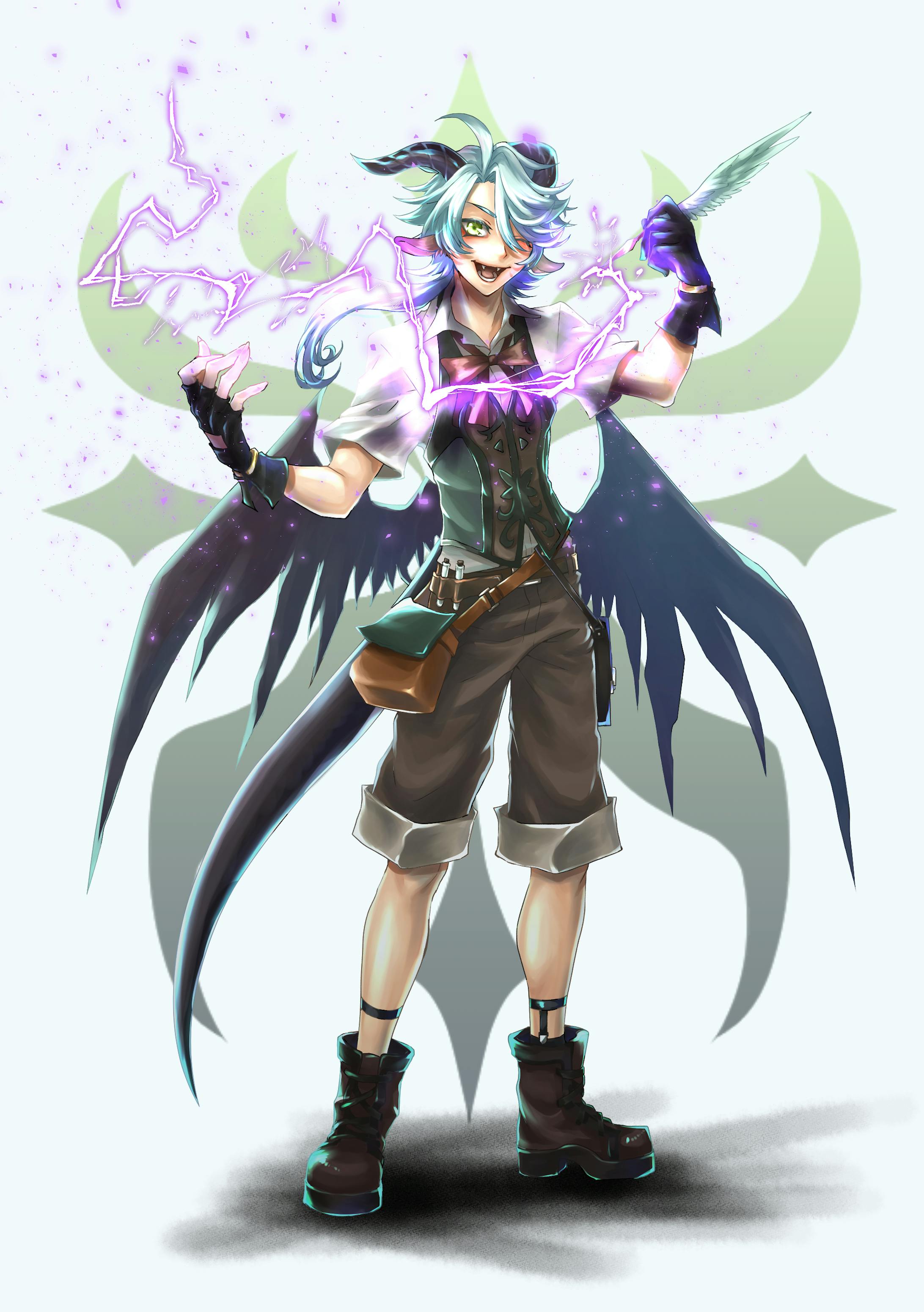 キャラクターデザイン　竜の少年-1