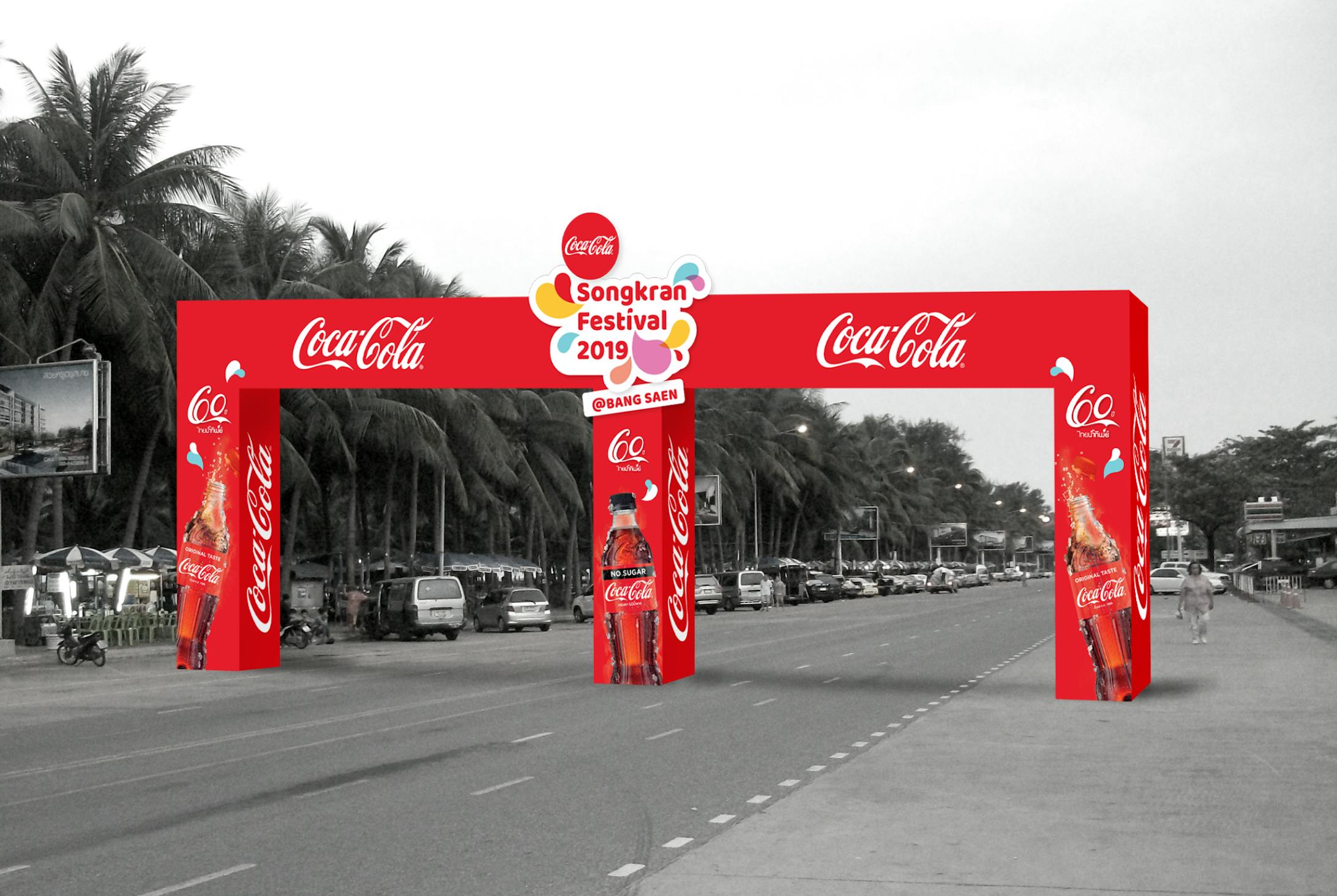 Coke Thailand Songkran Festival 2019_Logo & Keyvisual-2