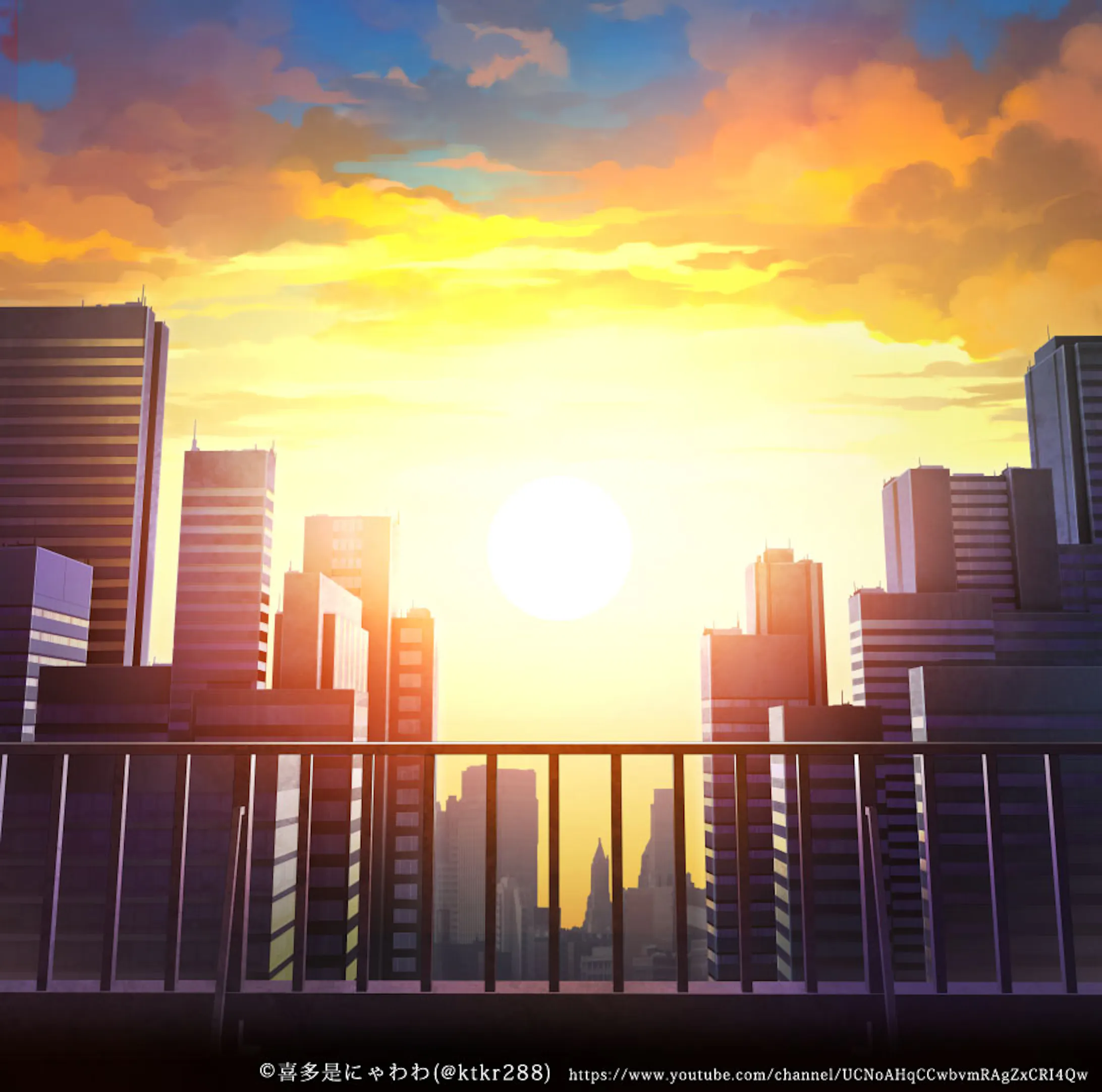 Vtuber 喜多是にゃわわ デビュー動画背景