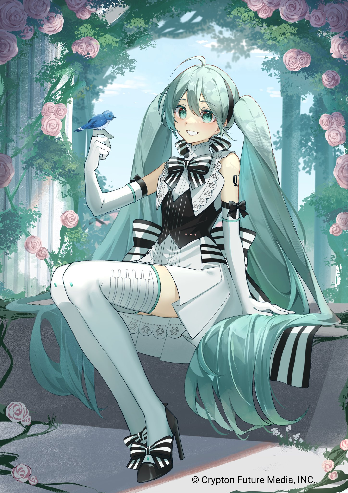 『初音ミクシンフォニー2024』公式パンフレット掲載イラスト-1