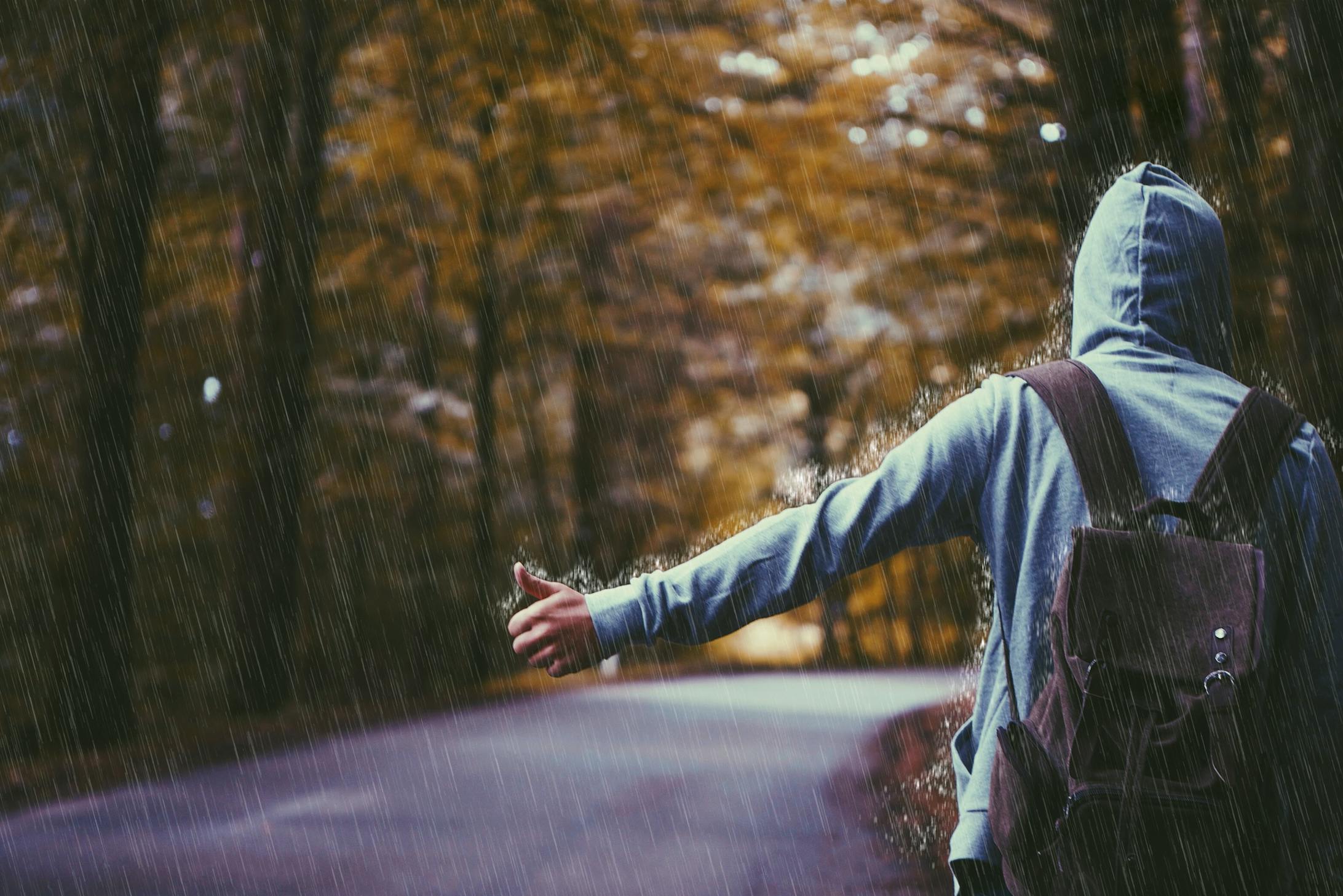 雨に濡れても。-1