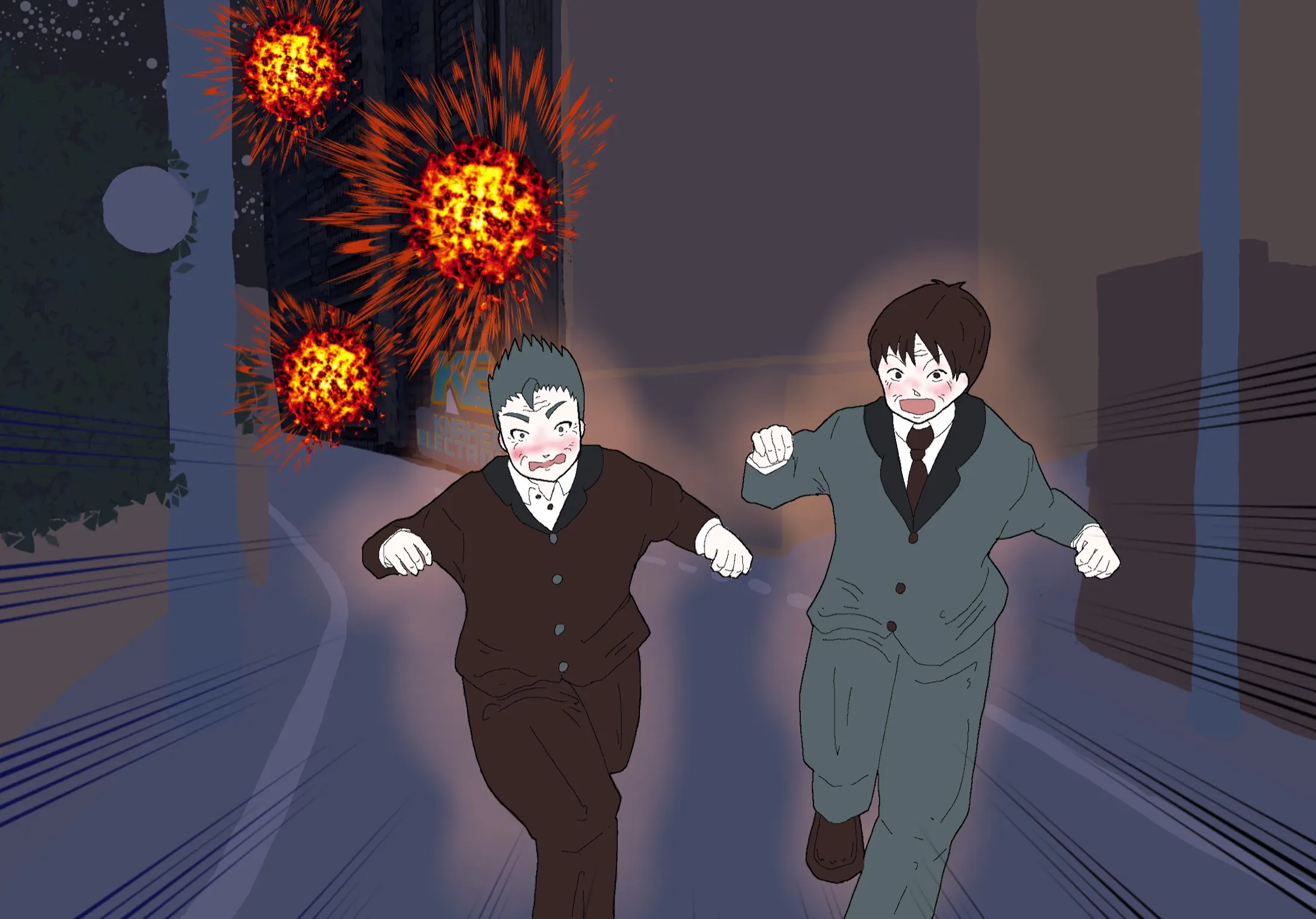 サムネイルと背景