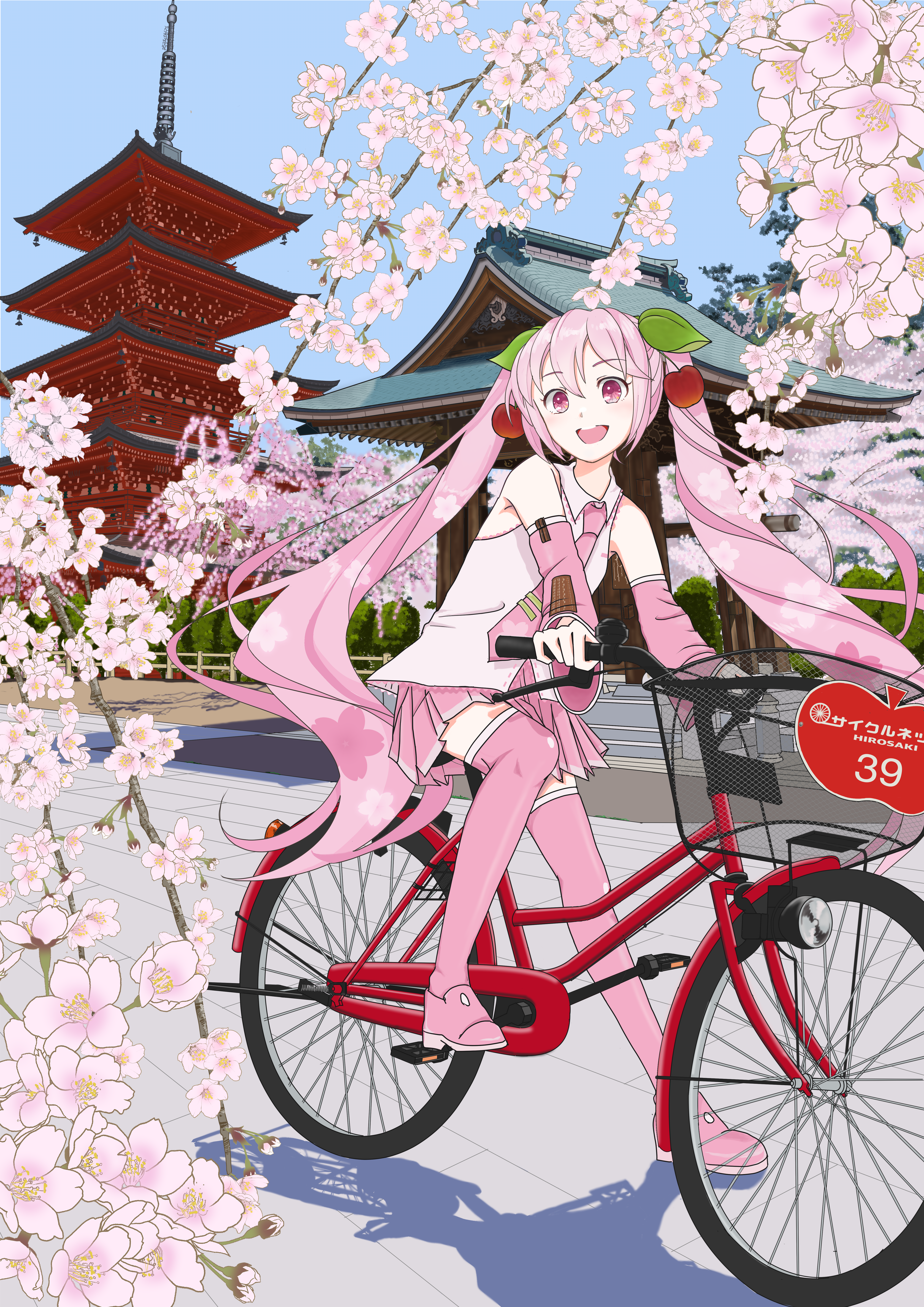 【受賞作品】弘前・最勝寺と桜ミク