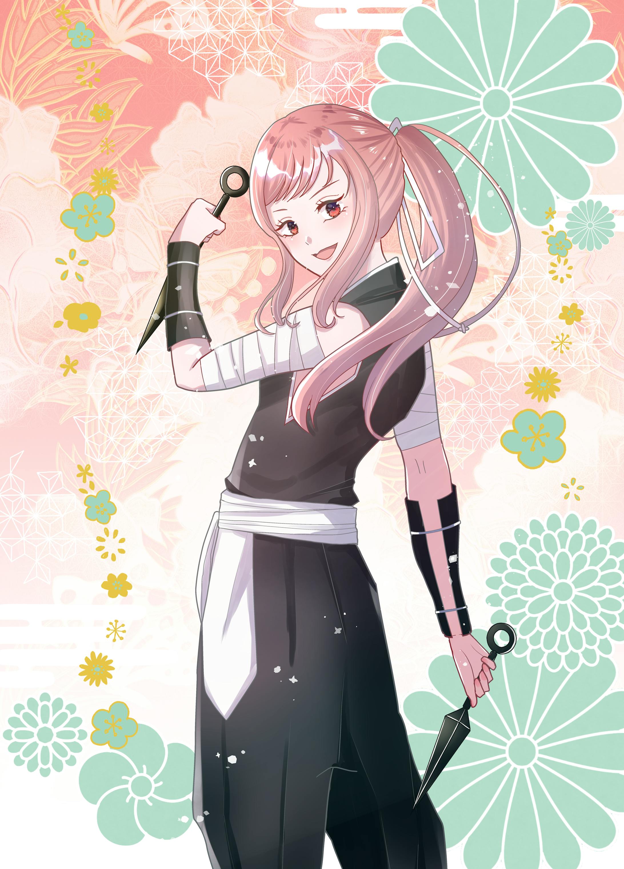 漫画カラー表紙イラスト-1