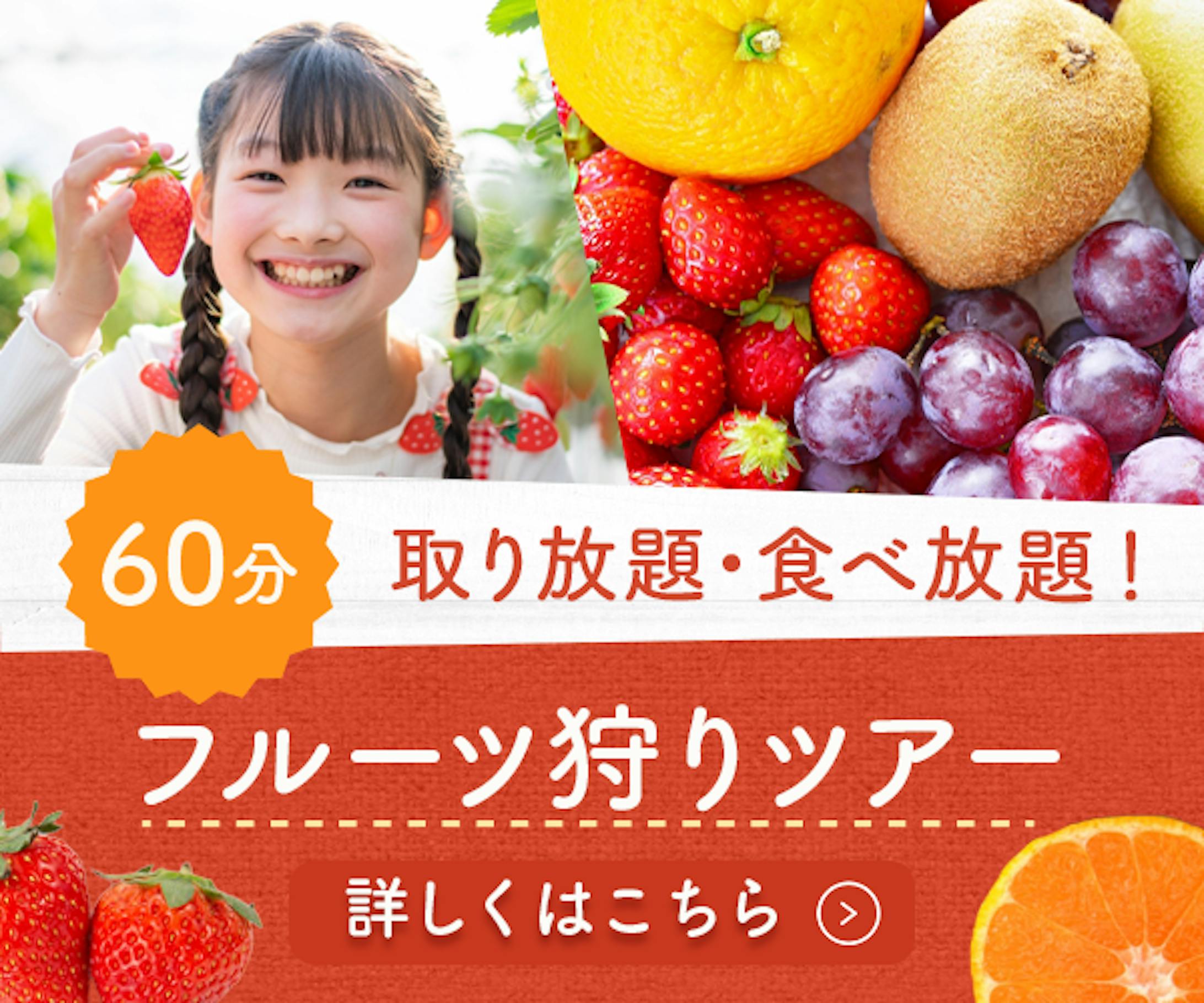 フルーツ狩りツアー　広告バナー-1