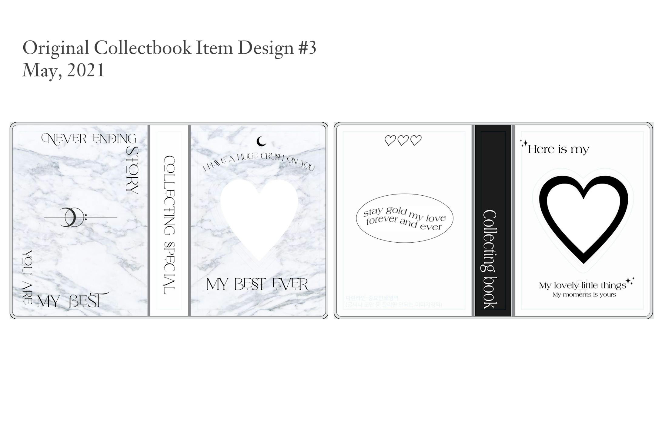 Original Collectbook 表紙・裏表紙 デザイン-1