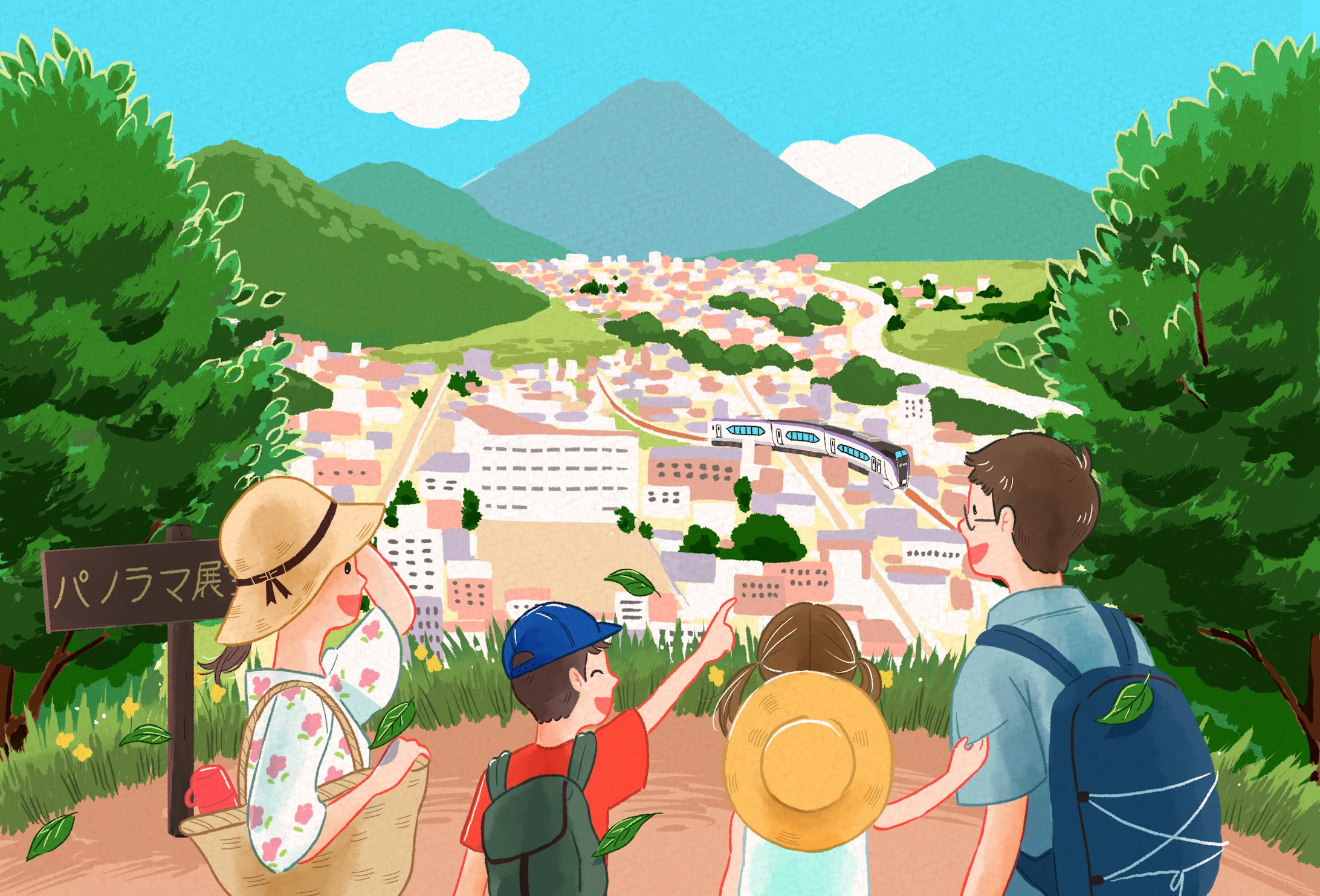 フリーペーパー表紙イラスト-1