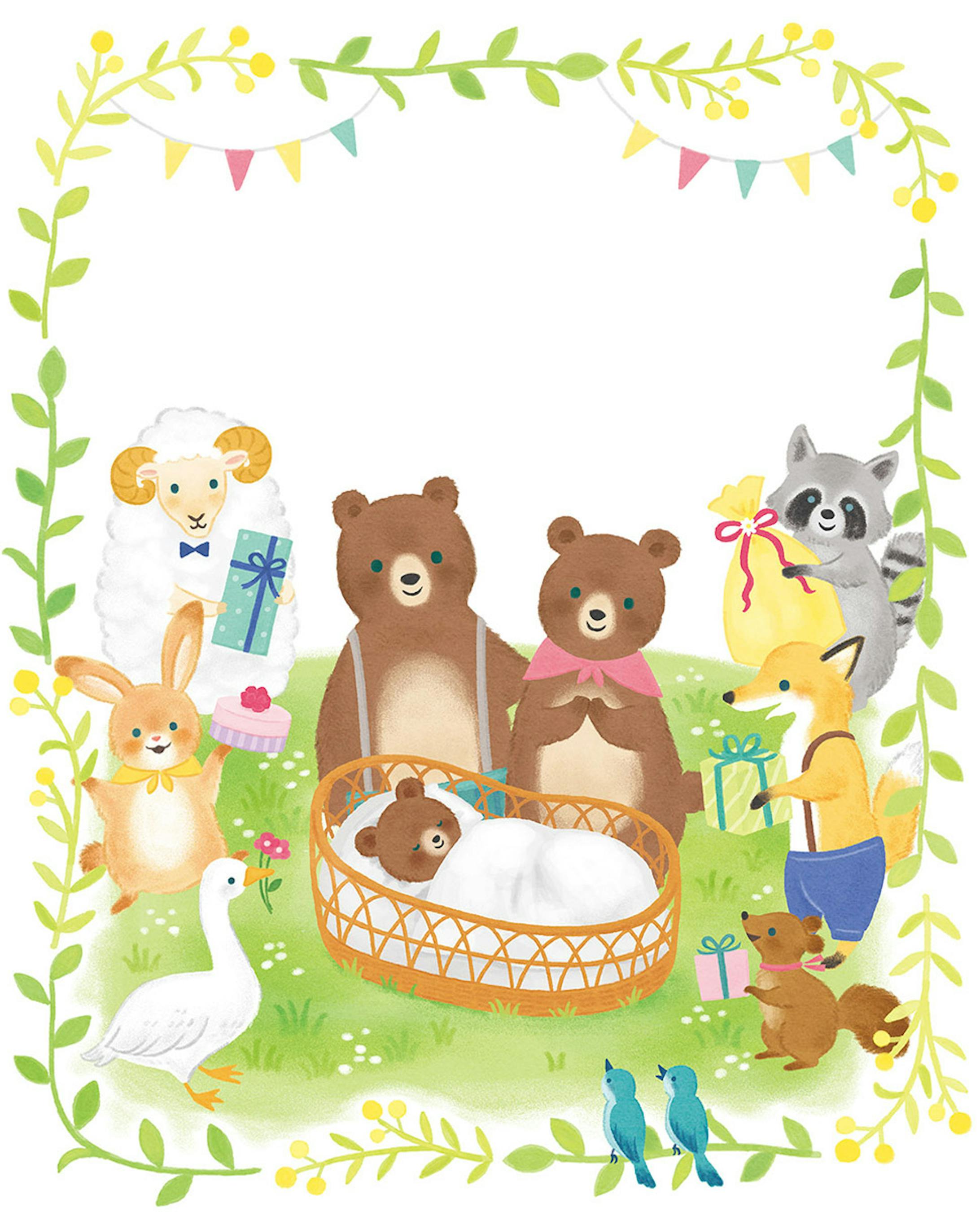 Babyco 出産内祝いbook カタログイラスト Babyco 出産内祝いbook カタログイラスト