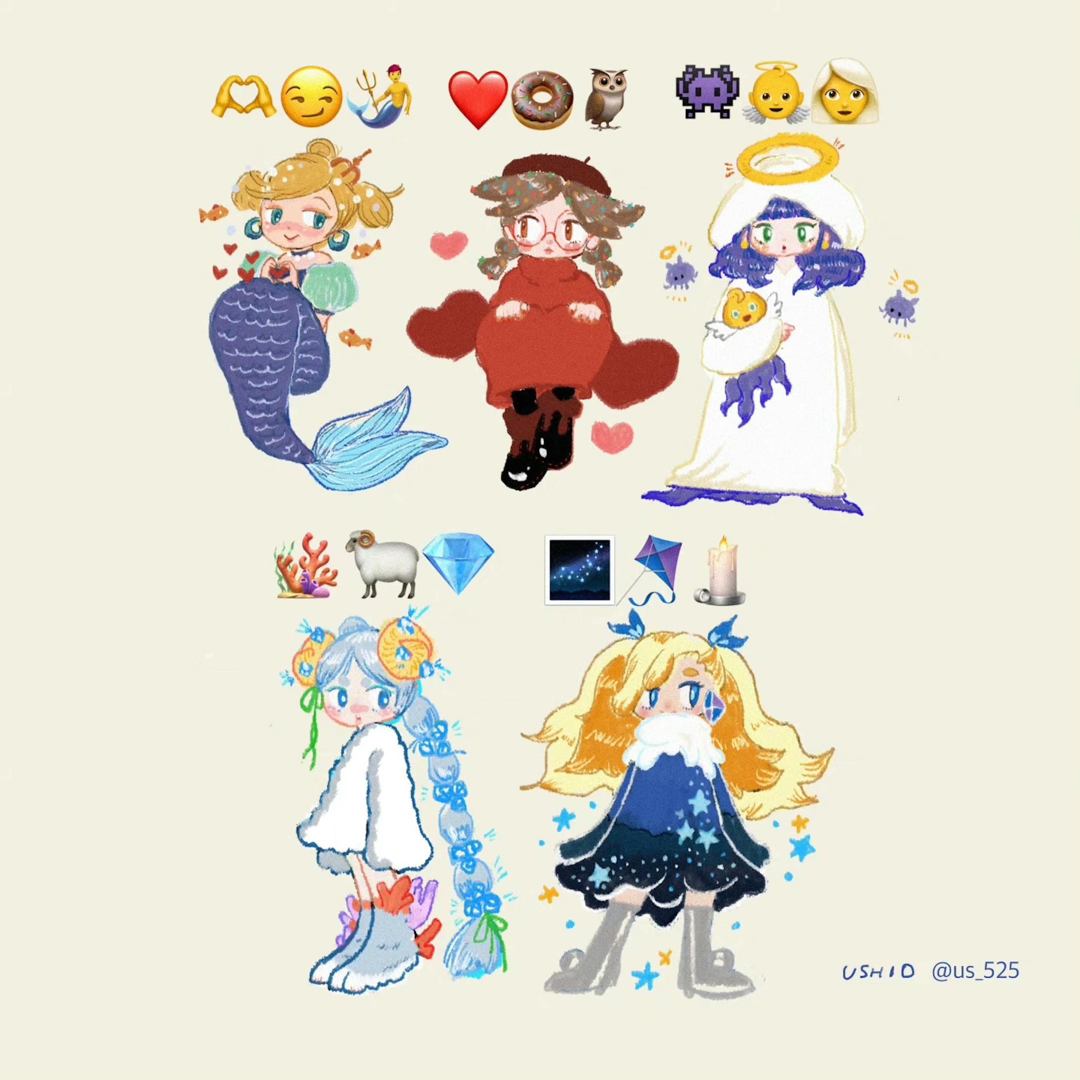 絵文字でキャラデザ-1