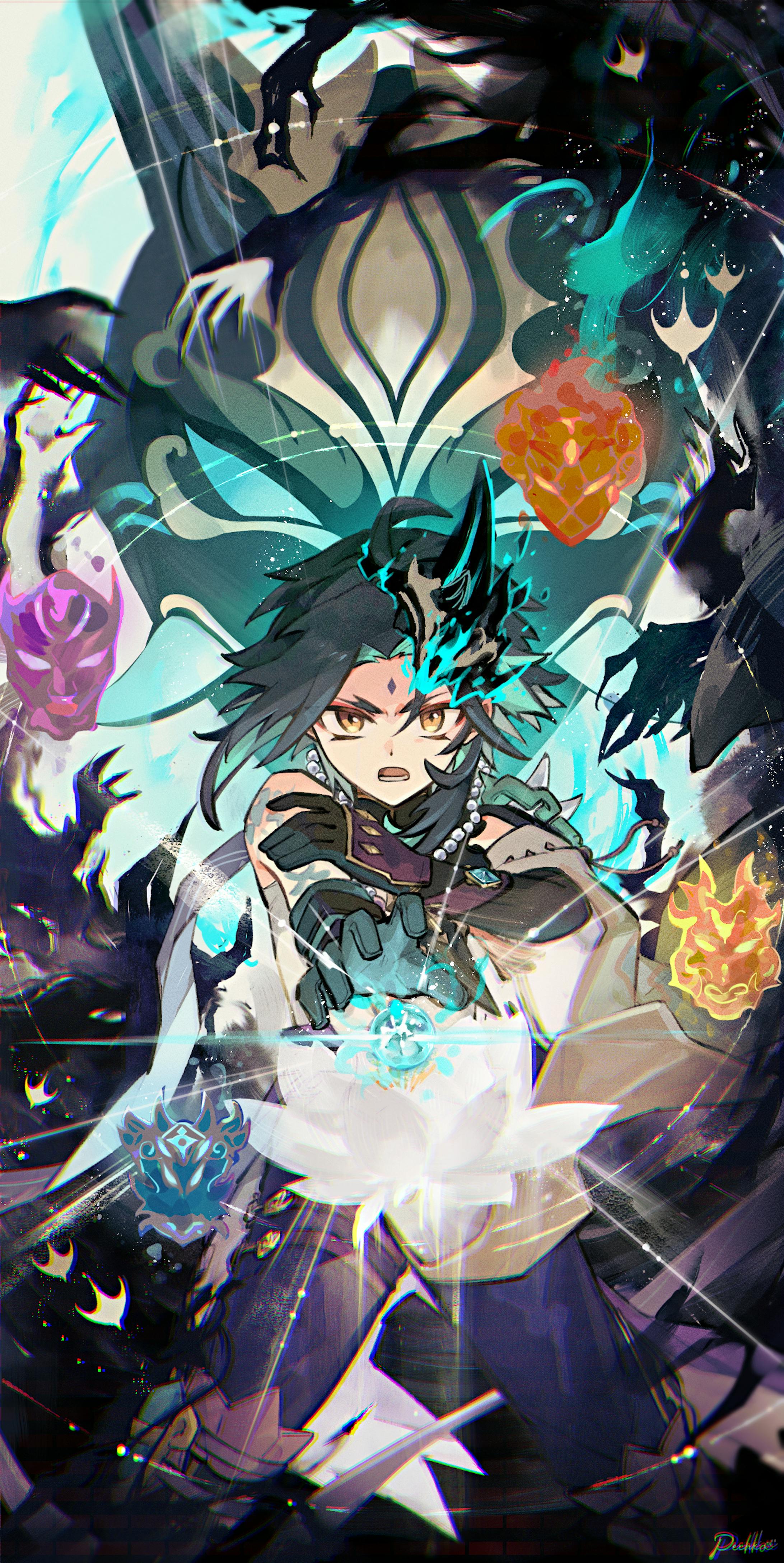 イラストコンテスト受賞/HoYoLAB起動画面採用絵-1